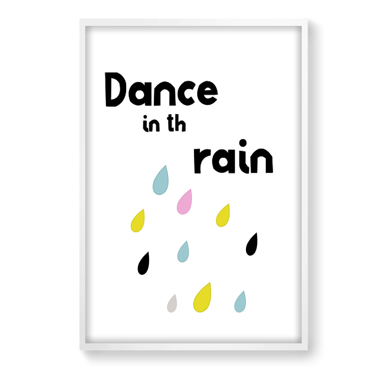 Dance In The Rain Set Of 2 Framed Graphic Art Print Soapr0001 - Paintings - ebarza Furniture UAE | Shop Modern Furniture in Abu Dhabi & Dubai - مفروشات ايبازرا في الامارات | تسوق اثاث عصري وديكورات مميزة في دبي وابوظبي