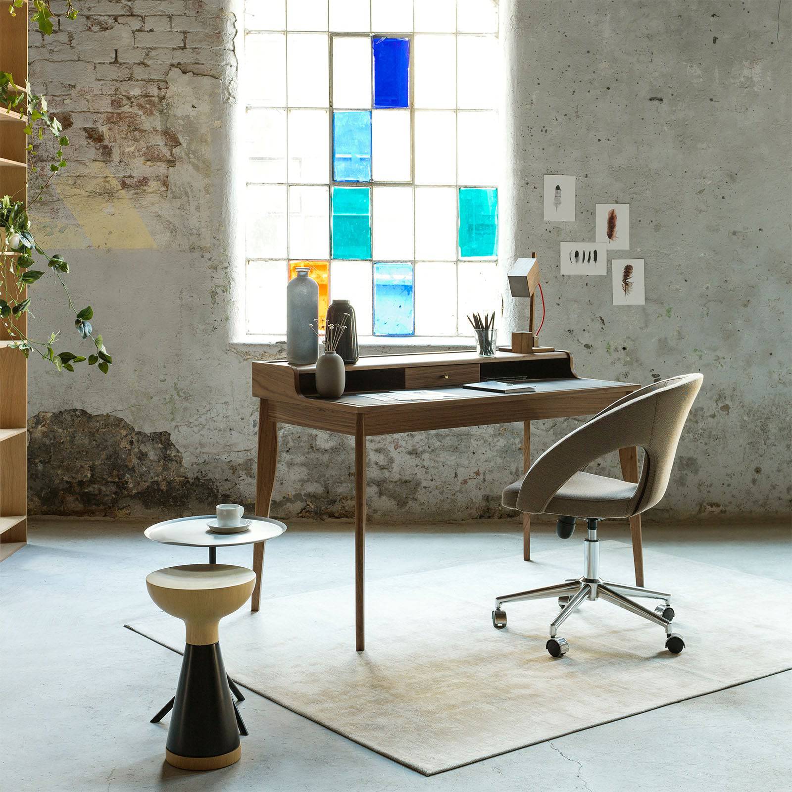 Davinci Desk Davinci-001 - Office Desks - ebarza Furniture UAE | Shop Modern Furniture in Abu Dhabi & Dubai - مفروشات ايبازرا في الامارات | تسوق اثاث عصري وديكورات مميزة في دبي وابوظبي