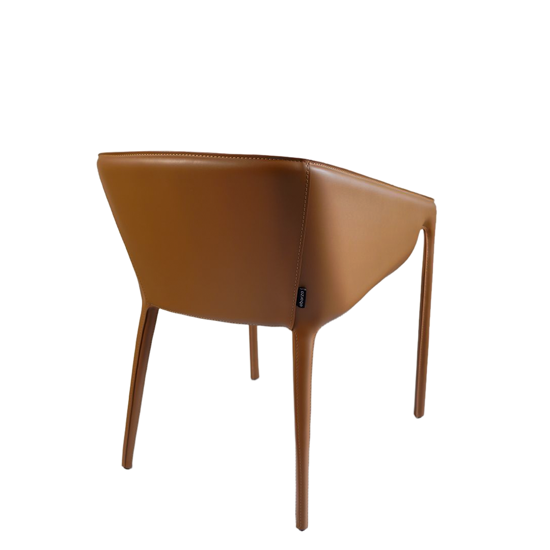 Mycroft Chair DJ752-1 Caramel -  Lounge Chairs - ebarza Furniture UAE | Shop Modern Furniture in Abu Dhabi & Dubai - مفروشات ايبازرا في الامارات | تسوق اثاث عصري وديكورات مميزة في دبي وابوظبي