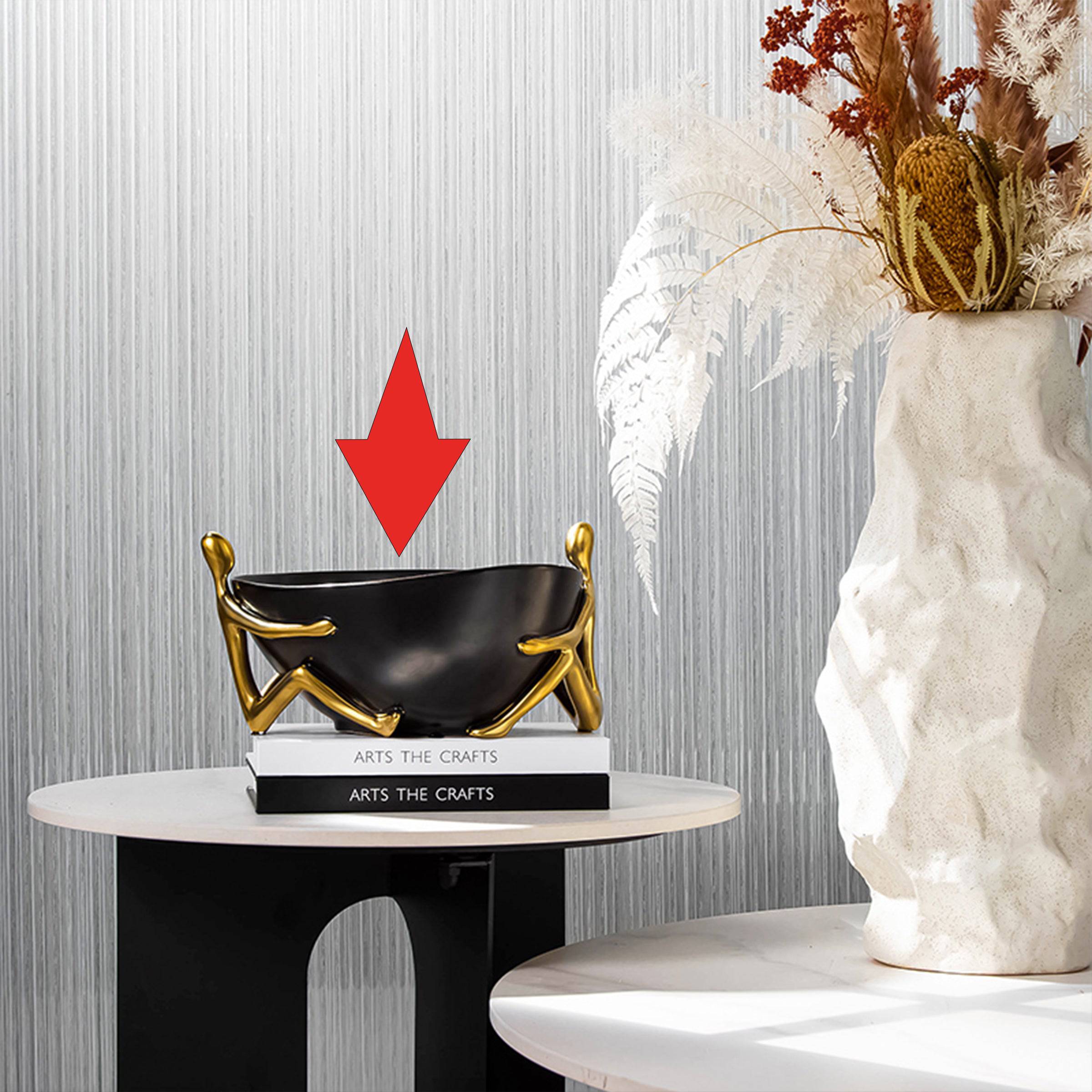 Decorative Fruit Bowl/Plate Fa-D1828A - Bowls - ebarza Furniture UAE | Shop Modern Furniture in Abu Dhabi & Dubai - مفروشات ايبازرا في الامارات | تسوق اثاث عصري وديكورات مميزة في دبي وابوظبي