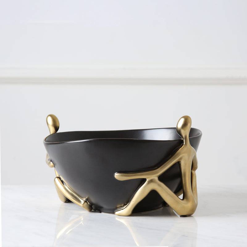 Decorative Fruit Bowl/Plate Fa-D1828A - Bowls - ebarza Furniture UAE | Shop Modern Furniture in Abu Dhabi & Dubai - مفروشات ايبازرا في الامارات | تسوق اثاث عصري وديكورات مميزة في دبي وابوظبي