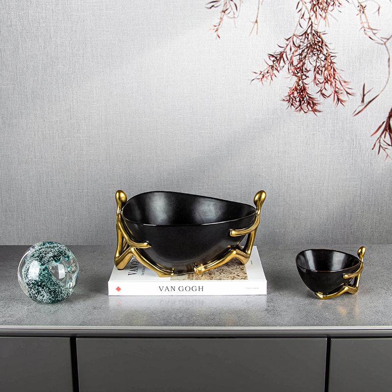 Decorative Fruit Bowl/Plate Fa-D1828A - Bowls - ebarza Furniture UAE | Shop Modern Furniture in Abu Dhabi & Dubai - مفروشات ايبازرا في الامارات | تسوق اثاث عصري وديكورات مميزة في دبي وابوظبي