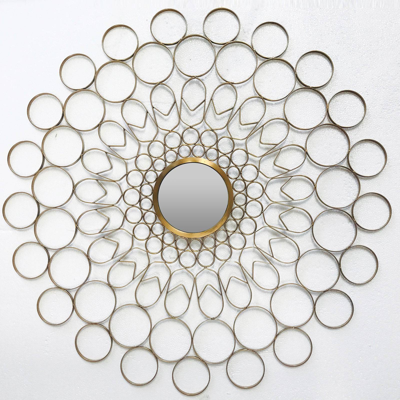 Decorative Mirror 80Cm 170401 - Mirror - ebarza Furniture UAE | Shop Modern Furniture in Abu Dhabi & Dubai - مفروشات ايبازرا في الامارات | تسوق اثاث عصري وديكورات مميزة في دبي وابوظبي