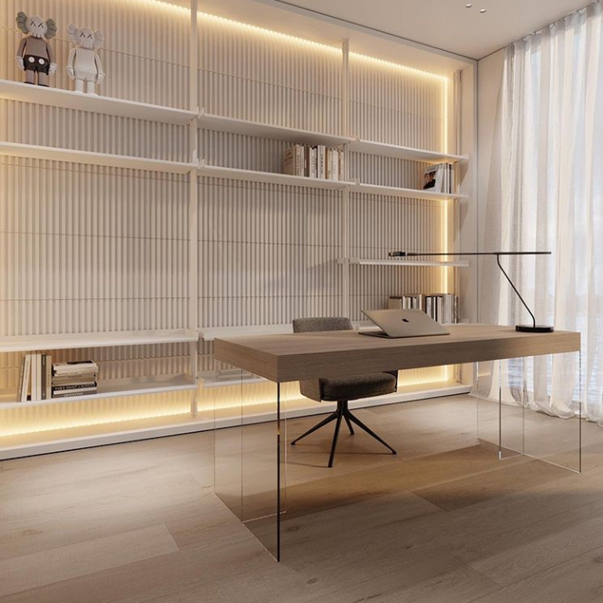 Natural Travertine Office/Conference Table JA013 - Office Desks - ebarza Furniture UAE | Shop Modern Furniture in Abu Dhabi & Dubai - مفروشات ايبازرا في الامارات | تسوق اثاث عصري وديكورات مميزة في دبي وابوظبي