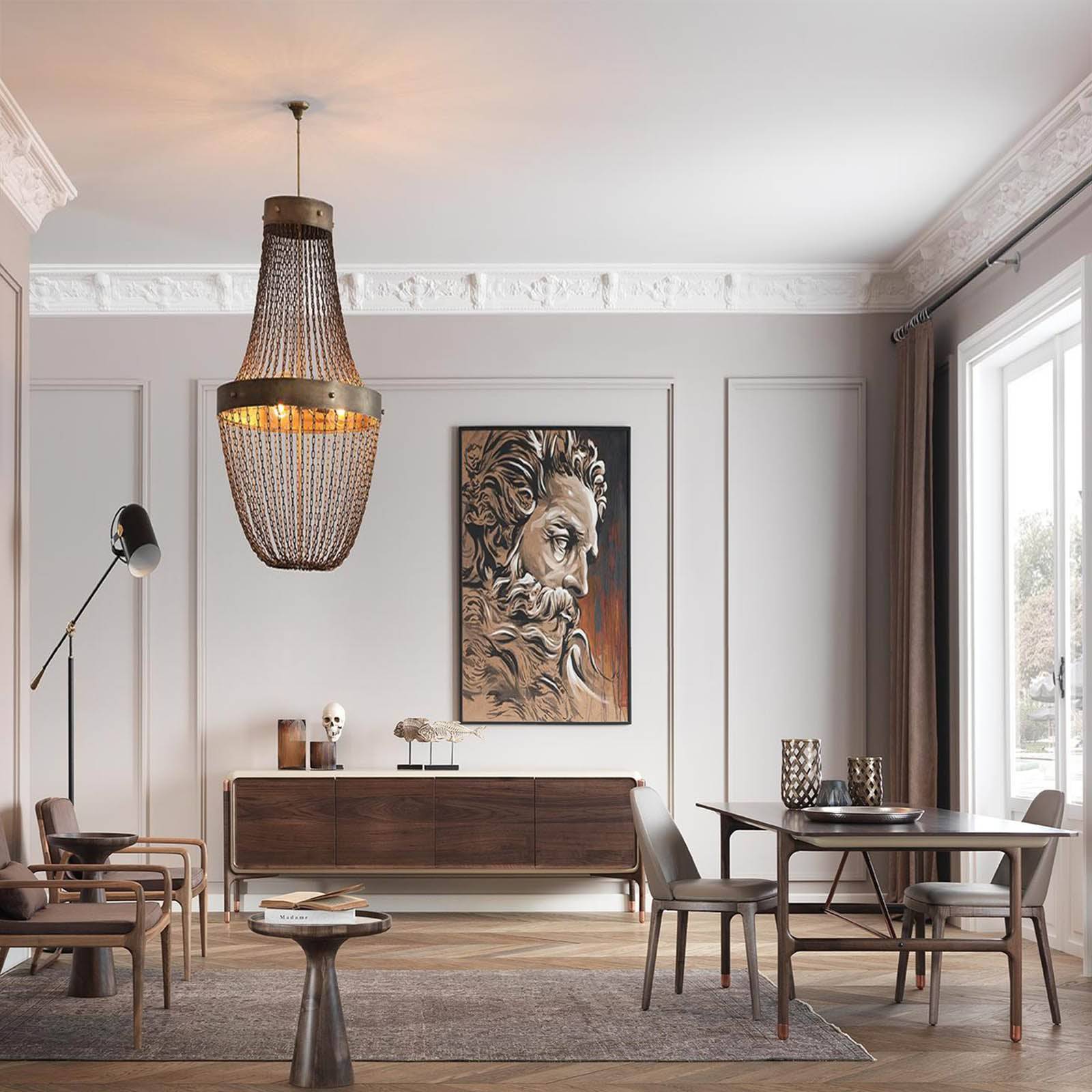 Diamond Sideboard Diamond0011 - Sideboards - ebarza Furniture UAE | Shop Modern Furniture in Abu Dhabi & Dubai - مفروشات ايبازرا في الامارات | تسوق اثاث عصري وديكورات مميزة في دبي وابوظبي