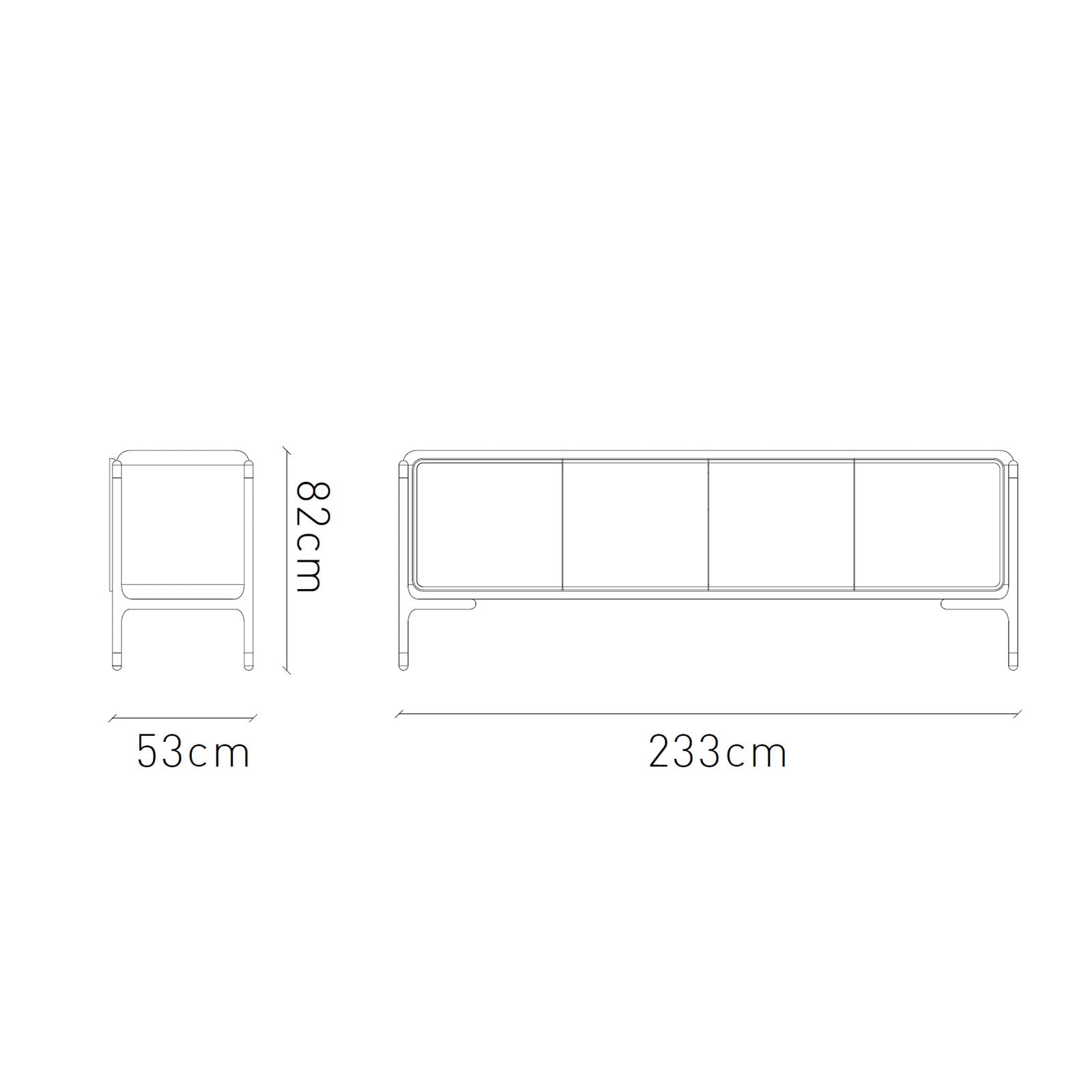 Diamond Sideboard Diamond0011 - Sideboards - ebarza Furniture UAE | Shop Modern Furniture in Abu Dhabi & Dubai - مفروشات ايبازرا في الامارات | تسوق اثاث عصري وديكورات مميزة في دبي وابوظبي