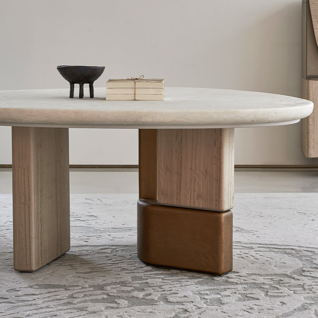 Grandeur Marble/Veneer Dining Table 180cm BMCJ-CT6073 - Dining Tables - ebarza Furniture UAE | Shop Modern Furniture in Abu Dhabi & Dubai - مفروشات ايبازرا في الامارات | تسوق اثاث عصري وديكورات مميزة في دبي وابوظبي