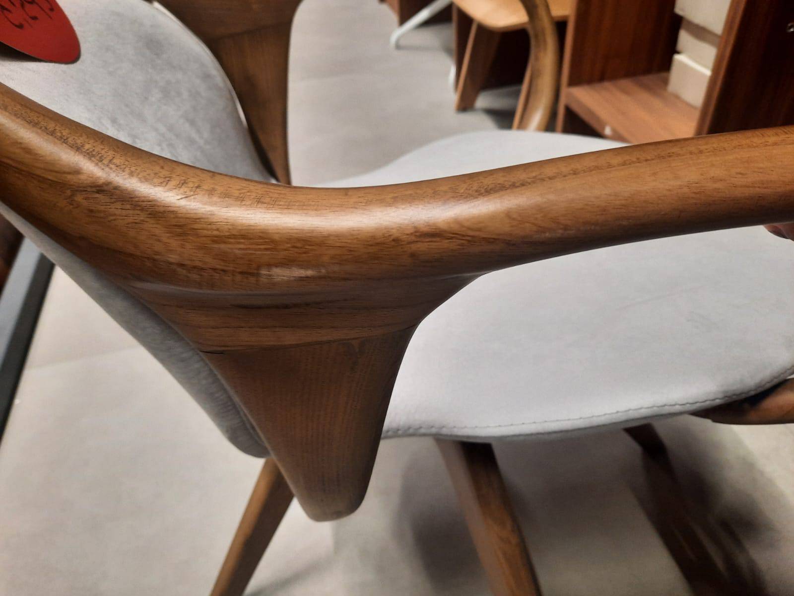 Display Item - Galaxy Swivel Solid Wood Chair Gal-G - DISPLAY ITEM - ebarza Furniture UAE | Shop Modern Furniture in Abu Dhabi & Dubai - مفروشات ايبازرا في الامارات | تسوق اثاث عصري وديكورات مميزة في دبي وابوظبي