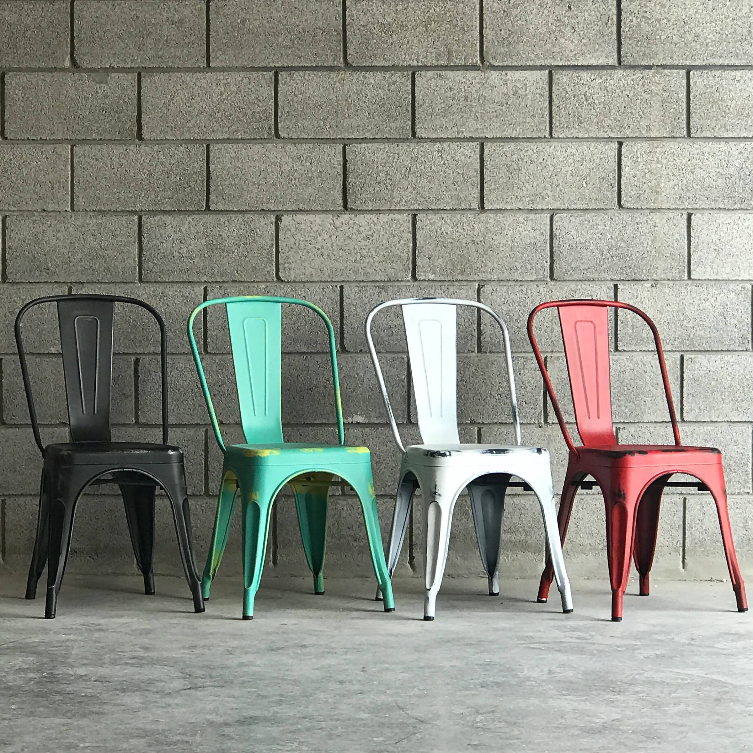 Distressed Antique Vintage Dinning Chair T01-Bl Mc-001R-Gr - Chairs - ebarza Furniture UAE | Shop Modern Furniture in Abu Dhabi & Dubai - مفروشات ايبازرا في الامارات | تسوق اثاث عصري وديكورات مميزة في دبي وابوظبي