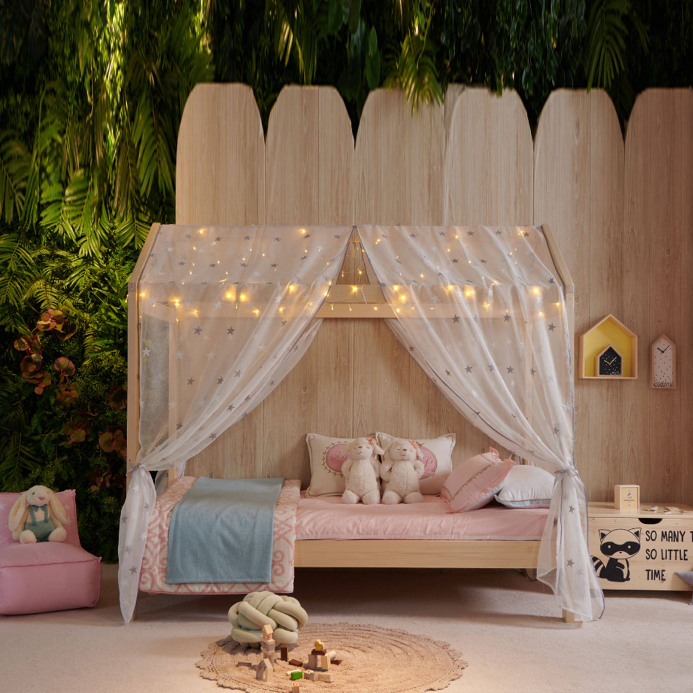 Dream House Kids Bed Hk-C002 Hy-Zp04 - Cribs - ebarza Furniture UAE | Shop Modern Furniture in Abu Dhabi & Dubai - مفروشات ايبازرا في الامارات | تسوق اثاث عصري وديكورات مميزة في دبي وابوظبي
