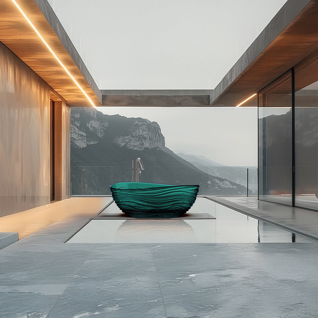 Luxura Bathtub - SNT1075 -  Bathtub - ebarza Furniture UAE | Shop Modern Furniture in Abu Dhabi & Dubai - مفروشات ايبازرا في الامارات | تسوق اثاث عصري وديكورات مميزة في دبي وابوظبي