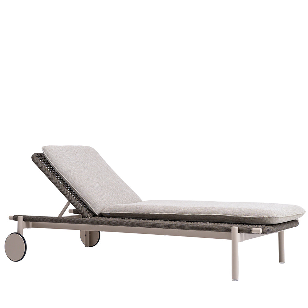 DUBLIN SUNBED WITH WHEELS AS2004N59ROP - Sunloungers - ebarza Furniture UAE | Shop Modern Furniture in Abu Dhabi & Dubai - مفروشات ايبازرا في الامارات | تسوق اثاث عصري وديكورات مميزة في دبي وابوظبي