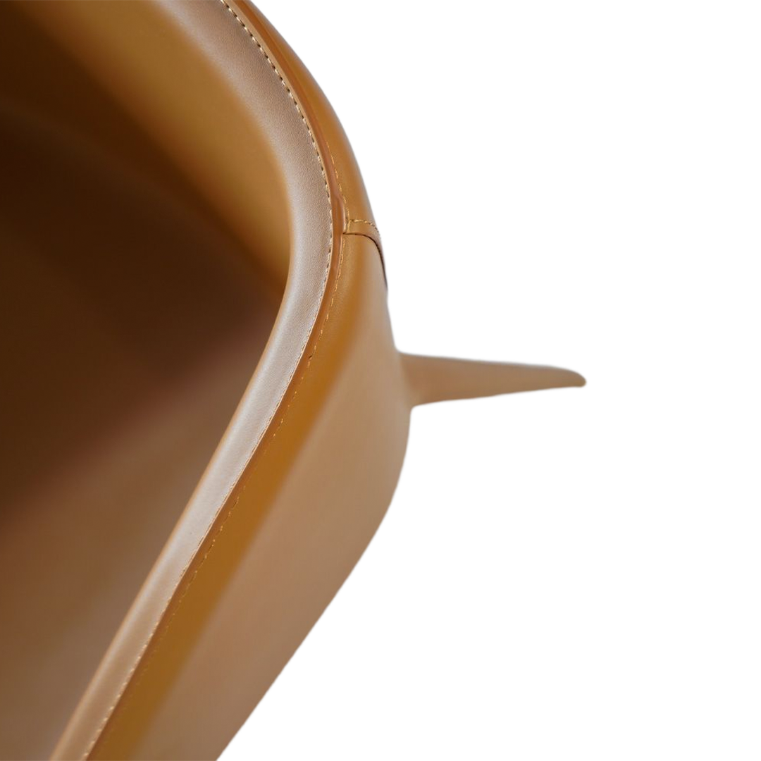 Mycroft Chair DJ752-1 Caramel -  Lounge Chairs - ebarza Furniture UAE | Shop Modern Furniture in Abu Dhabi & Dubai - مفروشات ايبازرا في الامارات | تسوق اثاث عصري وديكورات مميزة في دبي وابوظبي