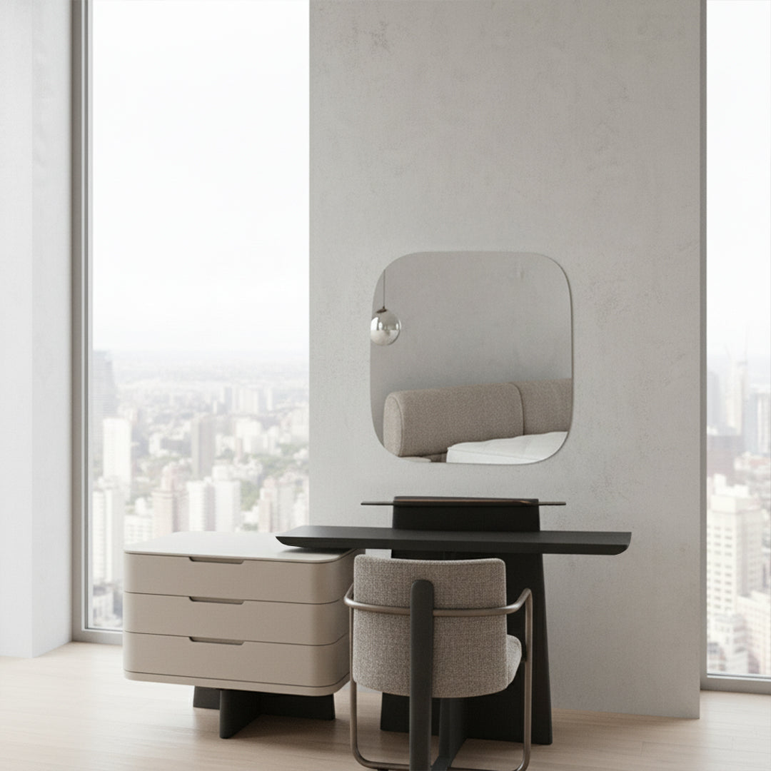 MARMO DRESSER & MIRROR