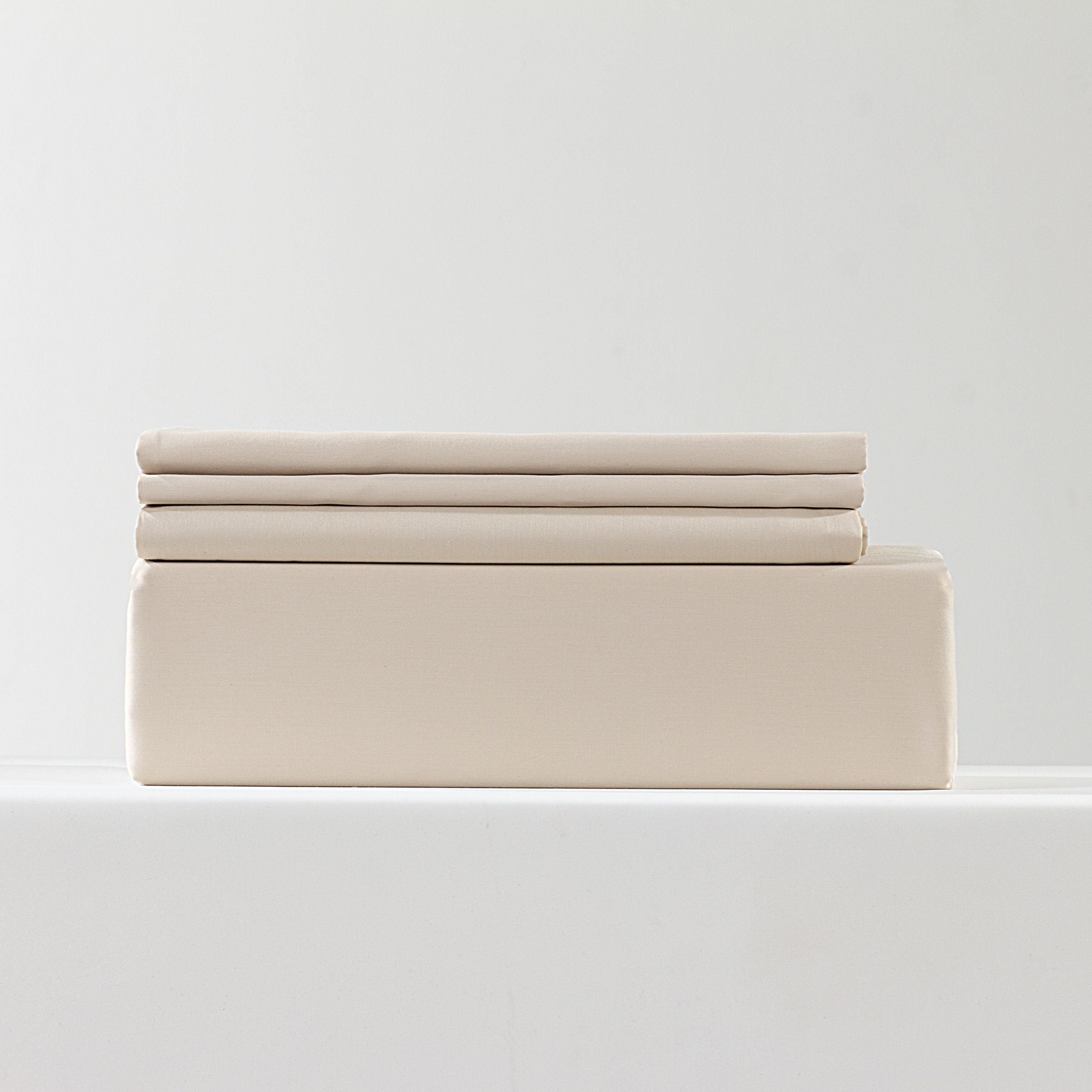 ebarza Beige Bedding Set 245x260/220x240/60x88cm   EBBS-004-BEIGE -  Bedding - ebarza Furniture UAE | Shop Modern Furniture in Abu Dhabi & Dubai - مفروشات ايبازرا في الامارات | تسوق اثاث عصري وديكورات مميزة في دبي وابوظبي