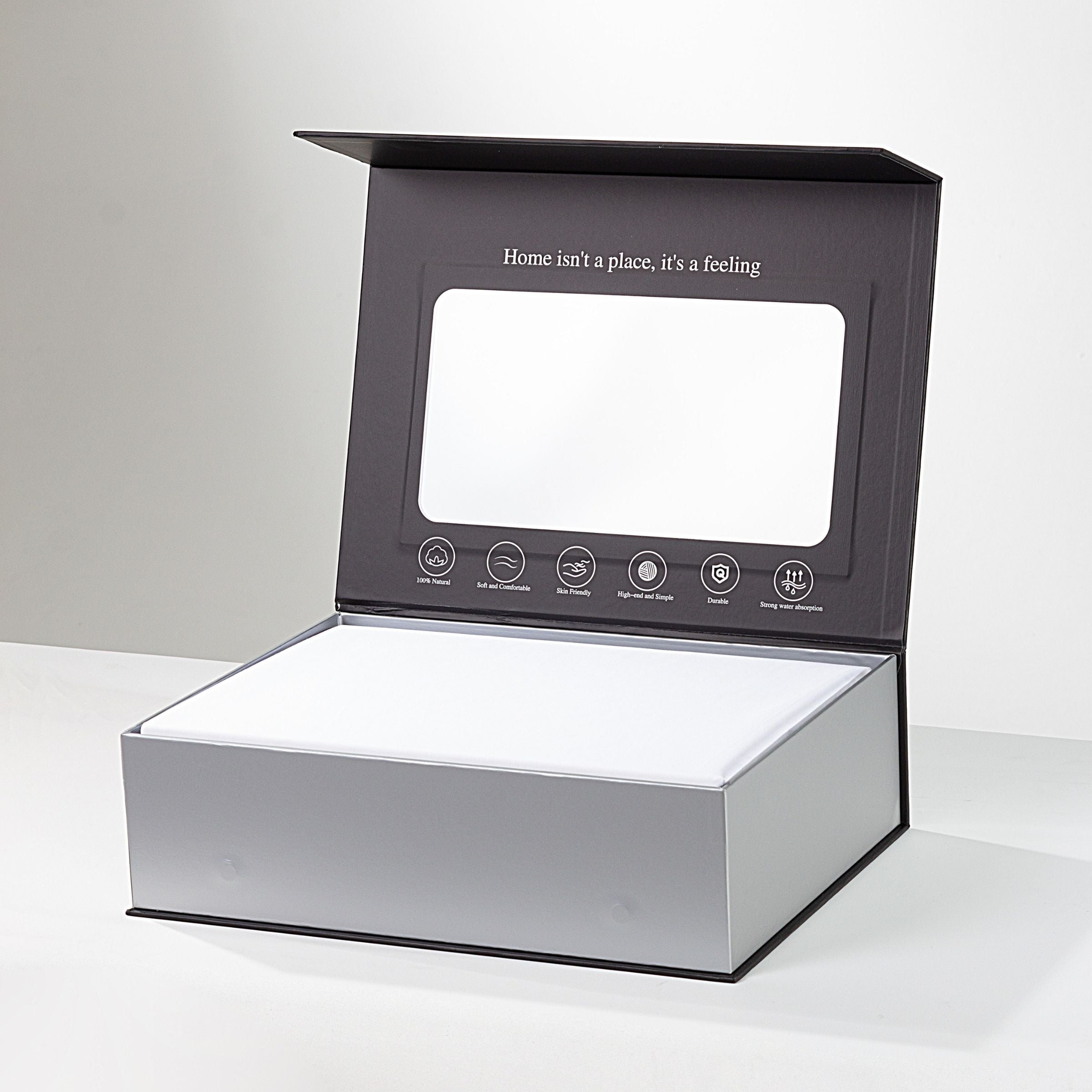 ebarza White Bedding Set 245x260/220x240/60x88cm EBBS-003-WHITE -  Bedding - ebarza Furniture UAE | Shop Modern Furniture in Abu Dhabi & Dubai - مفروشات ايبازرا في الامارات | تسوق اثاث عصري وديكورات مميزة في دبي وابوظبي