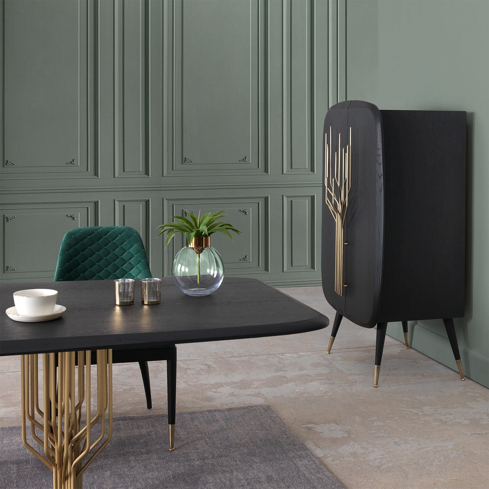 Display Item - Bug Dining Table Bug-240Nakheel - DISPLAY ITEM - ebarza Furniture UAE | Shop Modern Furniture in Abu Dhabi & Dubai - مفروشات ايبازرا في الامارات | تسوق اثاث عصري وديكورات مميزة في دبي وابوظبي