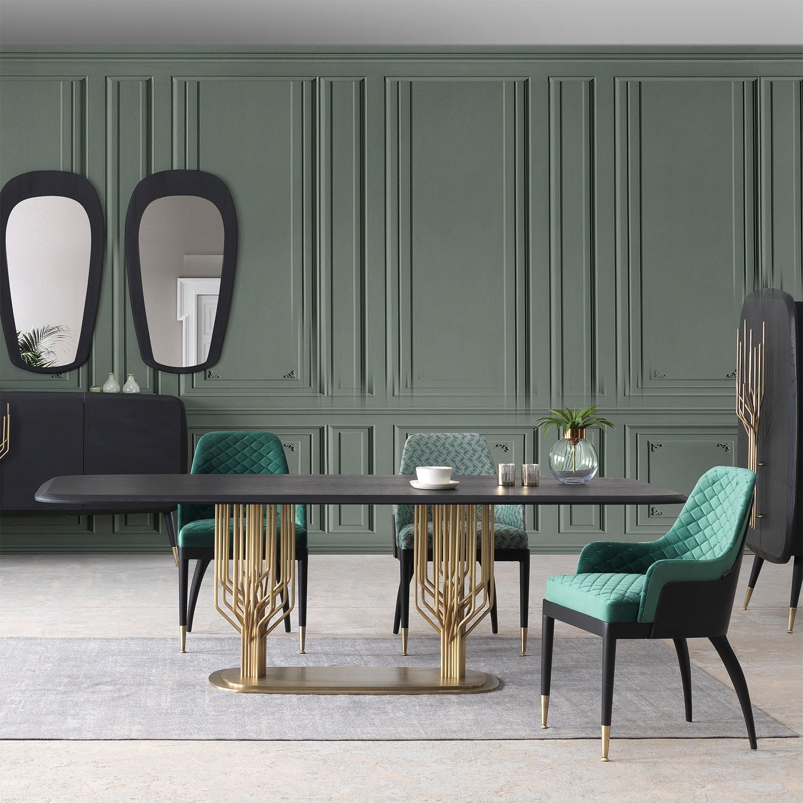 Display Item - Bug Dining Table Bug-240Nakheel - DISPLAY ITEM - ebarza Furniture UAE | Shop Modern Furniture in Abu Dhabi & Dubai - مفروشات ايبازرا في الامارات | تسوق اثاث عصري وديكورات مميزة في دبي وابوظبي
