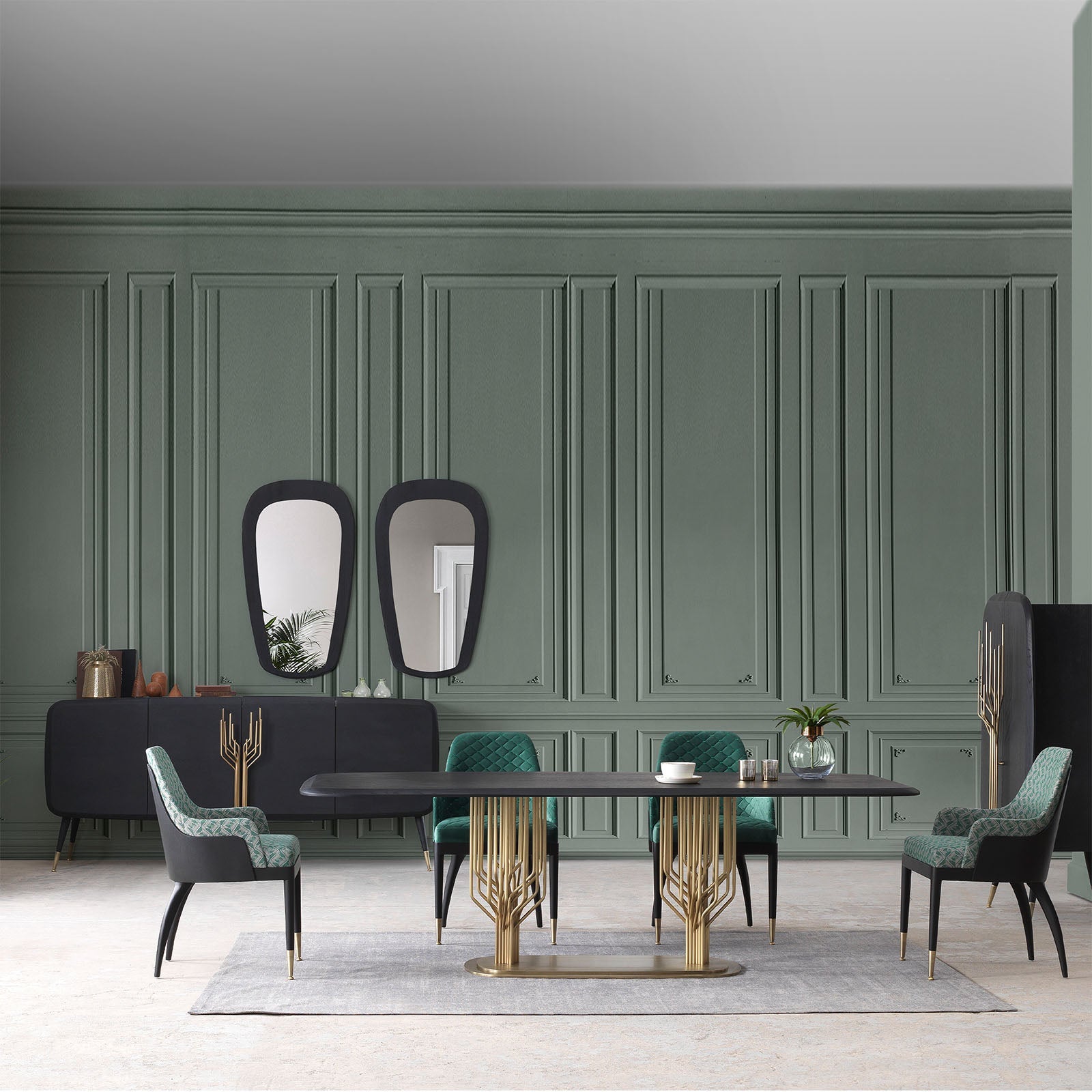 Display Item - Bug Dining Table Bug-240Nakheel - DISPLAY ITEM - ebarza Furniture UAE | Shop Modern Furniture in Abu Dhabi & Dubai - مفروشات ايبازرا في الامارات | تسوق اثاث عصري وديكورات مميزة في دبي وابوظبي