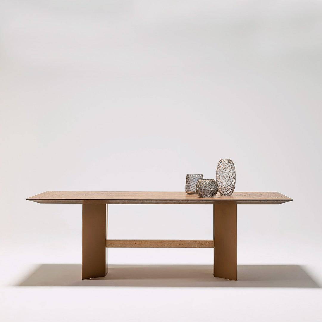 Edessa Dining Table With Marble Leg Edsa-Dining - Dining Tables - ebarza Furniture UAE | Shop Modern Furniture in Abu Dhabi & Dubai - مفروشات ايبازرا في الامارات | تسوق اثاث عصري وديكورات مميزة في دبي وابوظبي