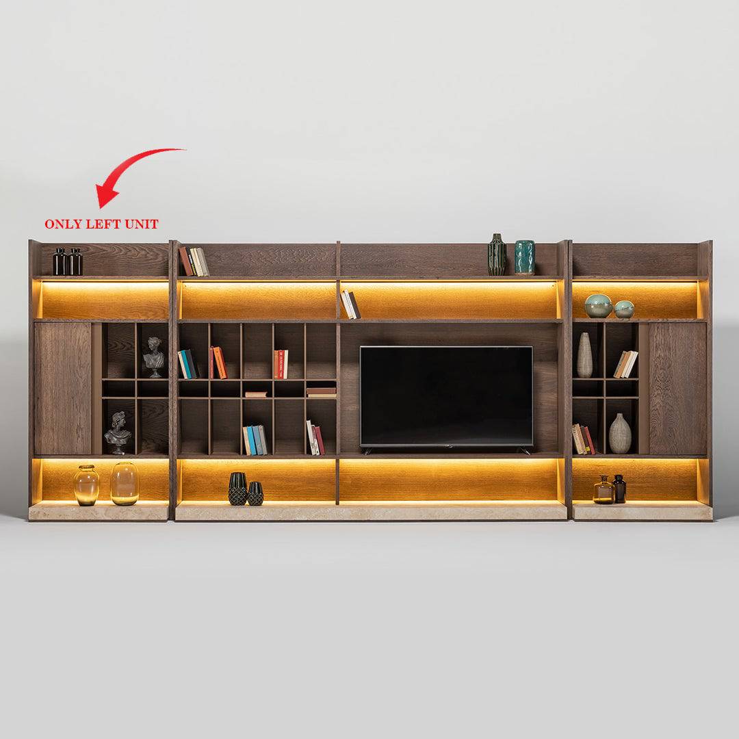 Edessa Wall Unit Left Bookshelf Block Edsa-Wall100R - TV Units - ebarza Furniture UAE | Shop Modern Furniture in Abu Dhabi & Dubai - مفروشات ايبازرا في الامارات | تسوق اثاث عصري وديكورات مميزة في دبي وابوظبي
