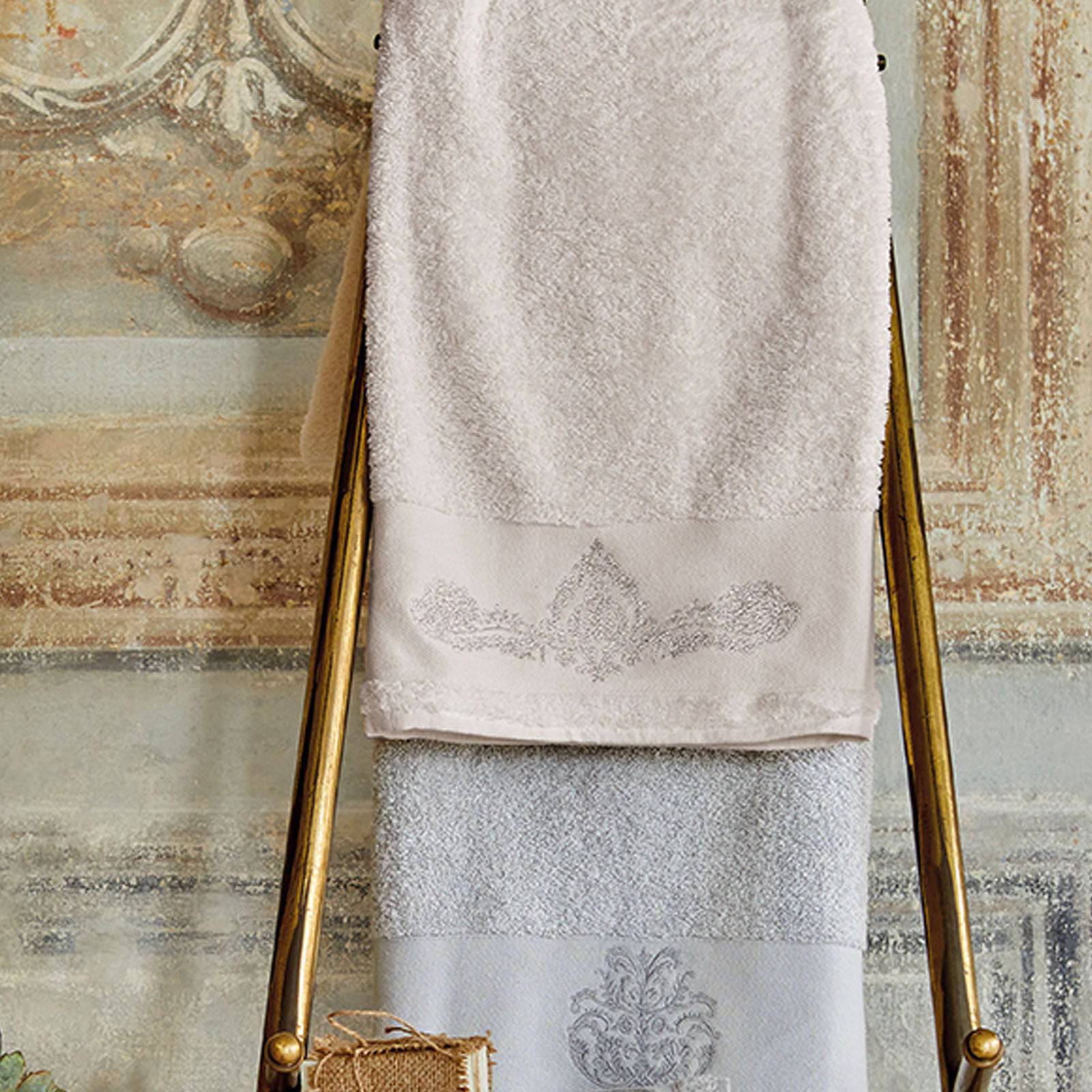 Eldora Wave Offwhite-Gri Set 200.15.01.0198 - Bedding - ebarza Furniture UAE | Shop Modern Furniture in Abu Dhabi & Dubai - مفروشات ايبازرا في الامارات | تسوق اثاث عصري وديكورات مميزة في دبي وابوظبي