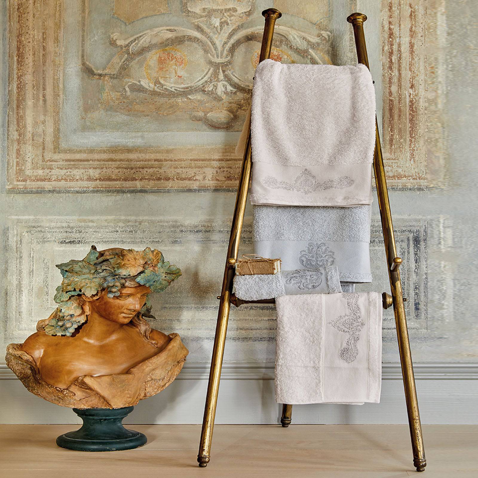 Eldora Wave Offwhite-Gri Set 200.15.01.0198 - Bedding - ebarza Furniture UAE | Shop Modern Furniture in Abu Dhabi & Dubai - مفروشات ايبازرا في الامارات | تسوق اثاث عصري وديكورات مميزة في دبي وابوظبي