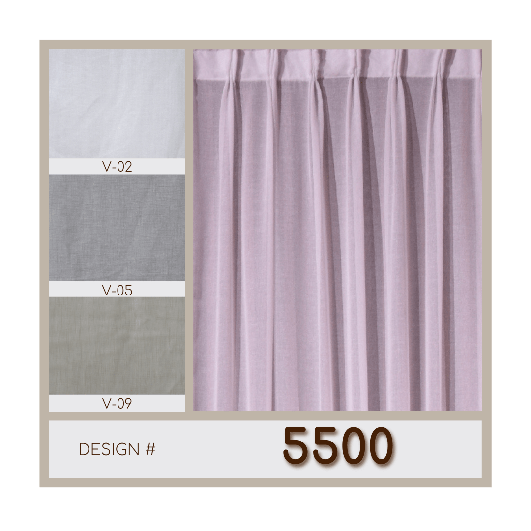 Elegant Window Curtain Fabric Bh-5500 - Curtains & Drapes - ebarza Furniture UAE | Shop Modern Furniture in Abu Dhabi & Dubai - مفروشات ايبازرا في الامارات | تسوق اثاث عصري وديكورات مميزة في دبي وابوظبي