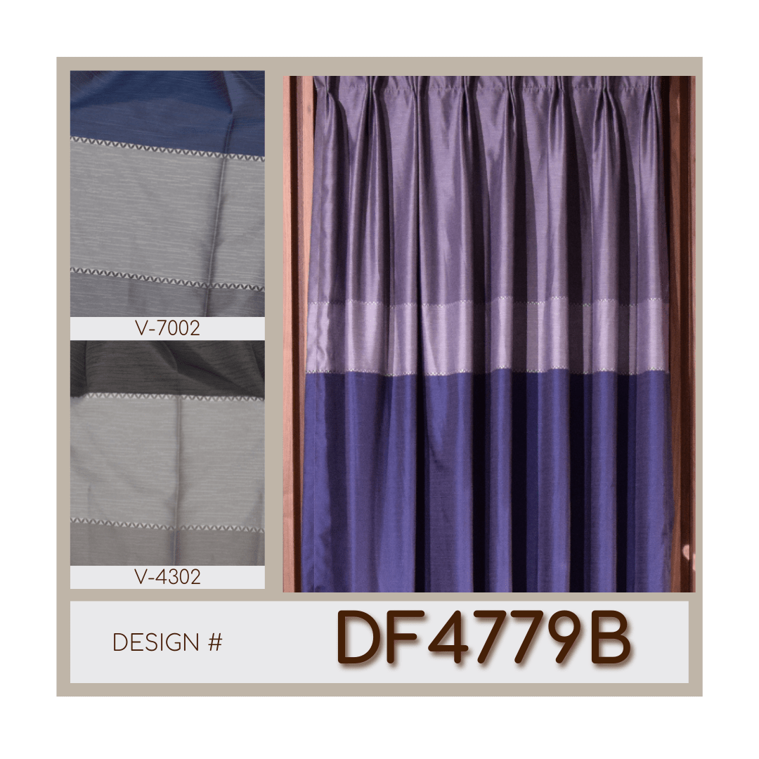 Elegant Window Curtain Fabric Bh-Df4779B - Curtains & Drapes - ebarza Furniture UAE | Shop Modern Furniture in Abu Dhabi & Dubai - مفروشات ايبازرا في الامارات | تسوق اثاث عصري وديكورات مميزة في دبي وابوظبي