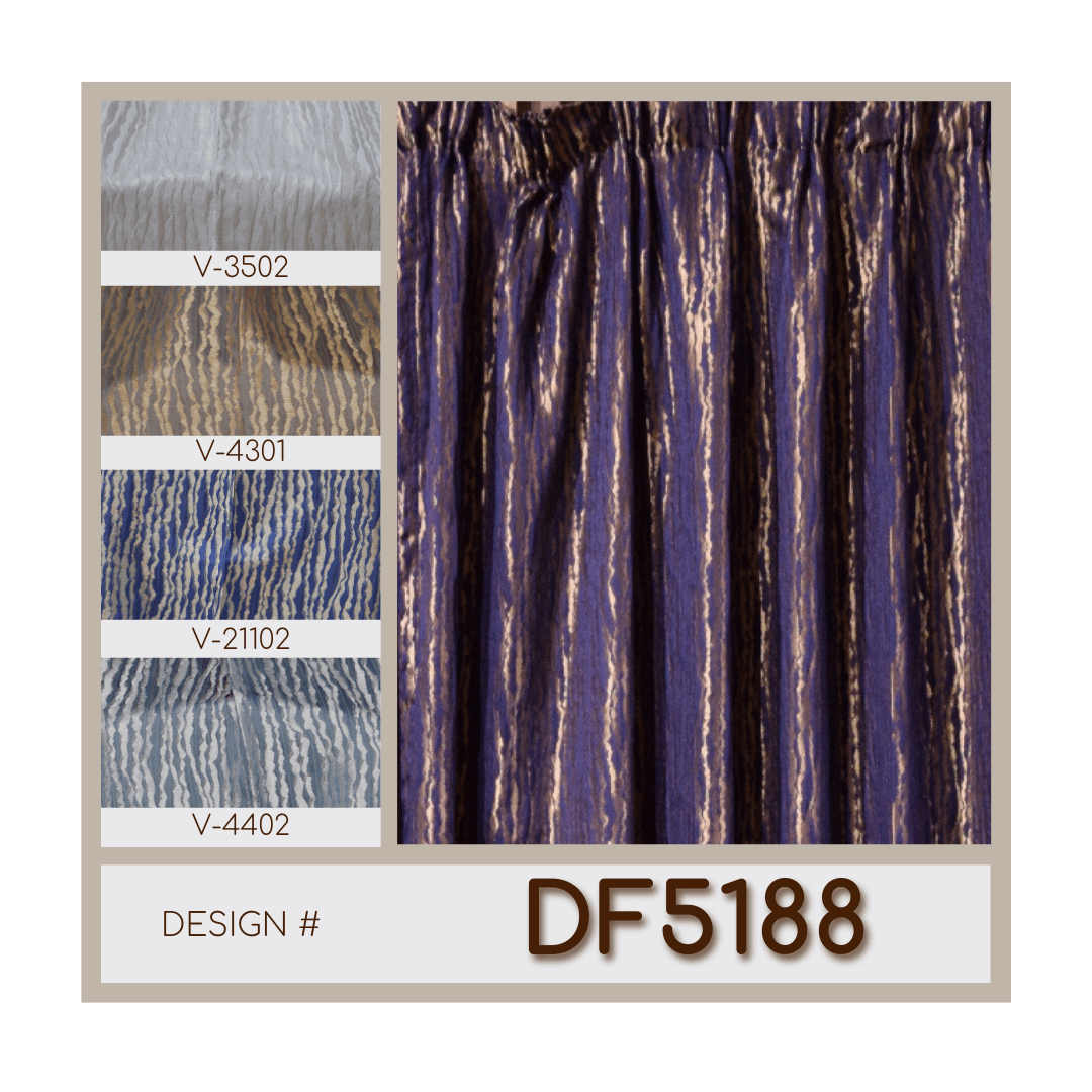 Elegant Window Curtain Fabric Bh-Df5188 - Curtains & Drapes - ebarza Furniture UAE | Shop Modern Furniture in Abu Dhabi & Dubai - مفروشات ايبازرا في الامارات | تسوق اثاث عصري وديكورات مميزة في دبي وابوظبي