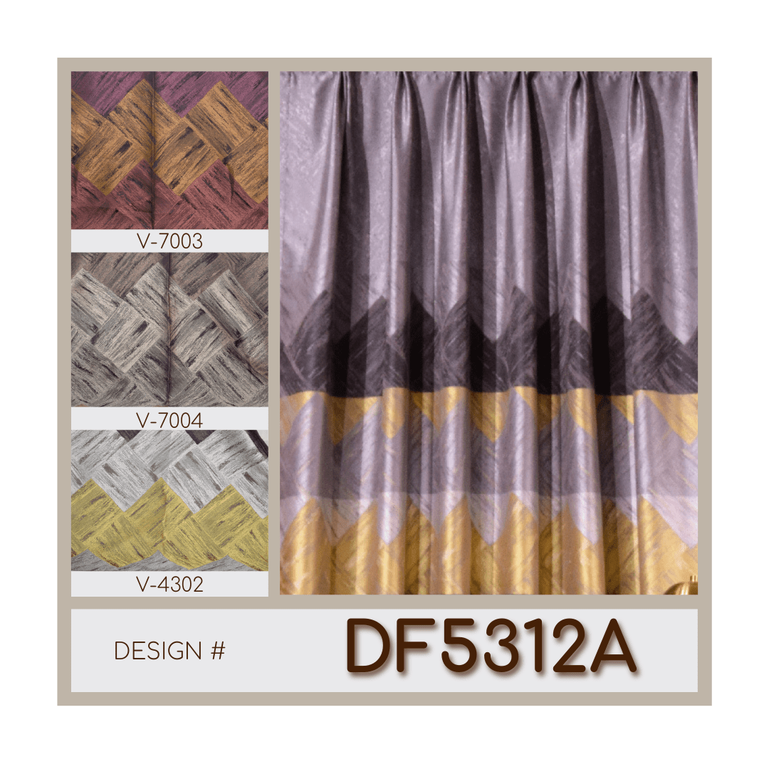 Elegant Window Curtain Fabric Bh-Df5312A - Curtains & Drapes - ebarza Furniture UAE | Shop Modern Furniture in Abu Dhabi & Dubai - مفروشات ايبازرا في الامارات | تسوق اثاث عصري وديكورات مميزة في دبي وابوظبي