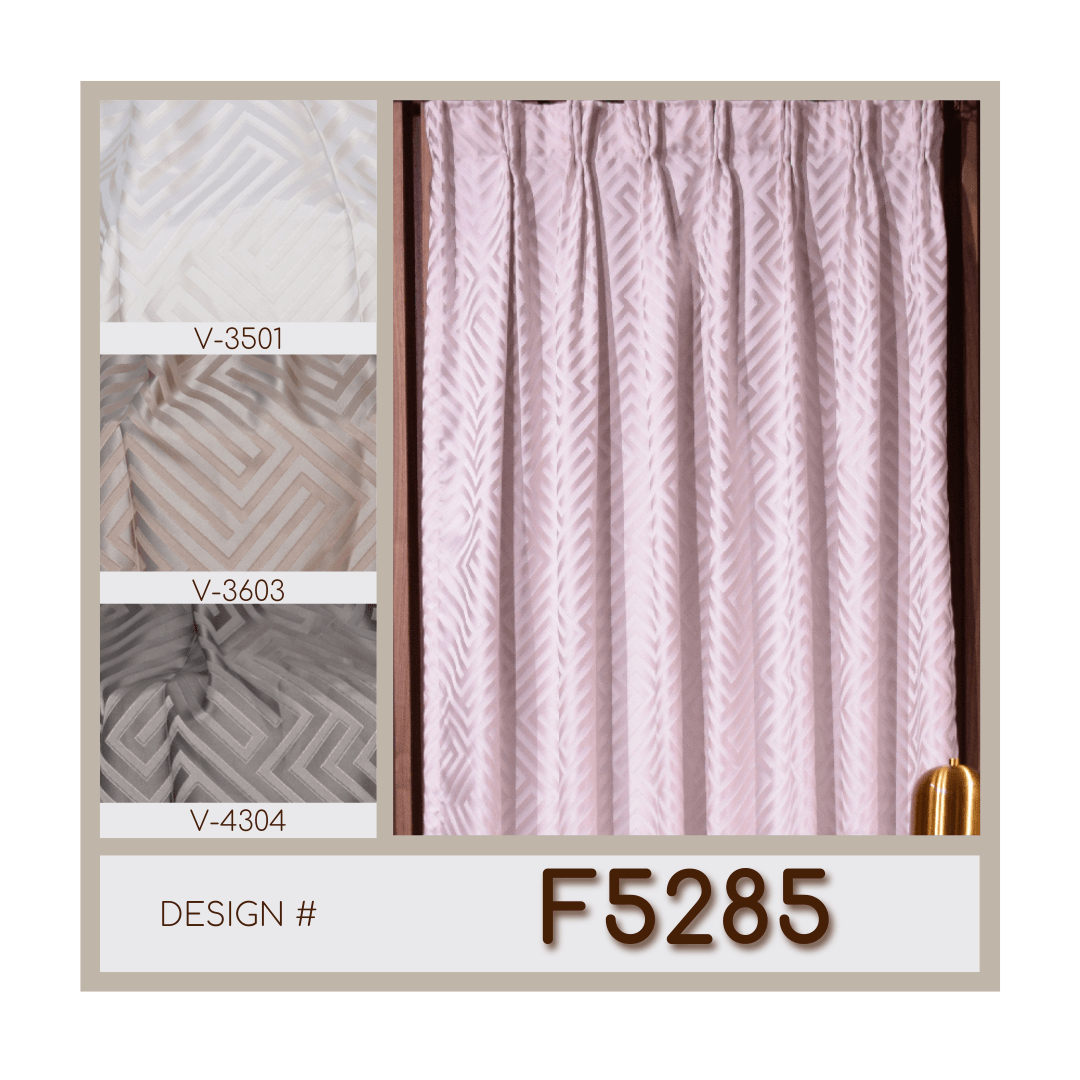 Elegant Window Curtain Fabric Bh-F5285 - Curtains & Drapes - ebarza Furniture UAE | Shop Modern Furniture in Abu Dhabi & Dubai - مفروشات ايبازرا في الامارات | تسوق اثاث عصري وديكورات مميزة في دبي وابوظبي