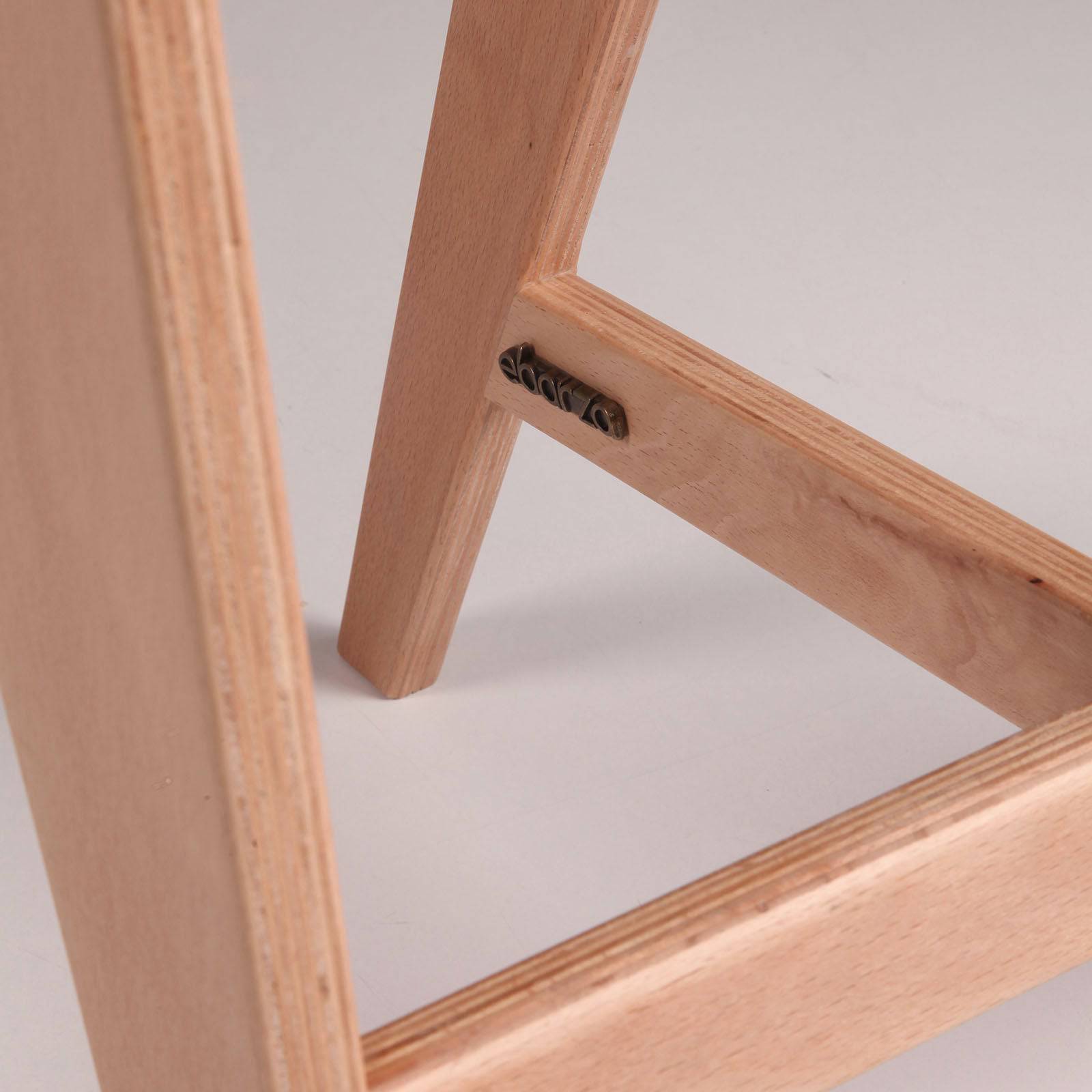 Elif Wooden Bar Stool Rtim001 - Bar Stools - ebarza Furniture UAE | Shop Modern Furniture in Abu Dhabi & Dubai - مفروشات ايبازرا في الامارات | تسوق اثاث عصري وديكورات مميزة في دبي وابوظبي