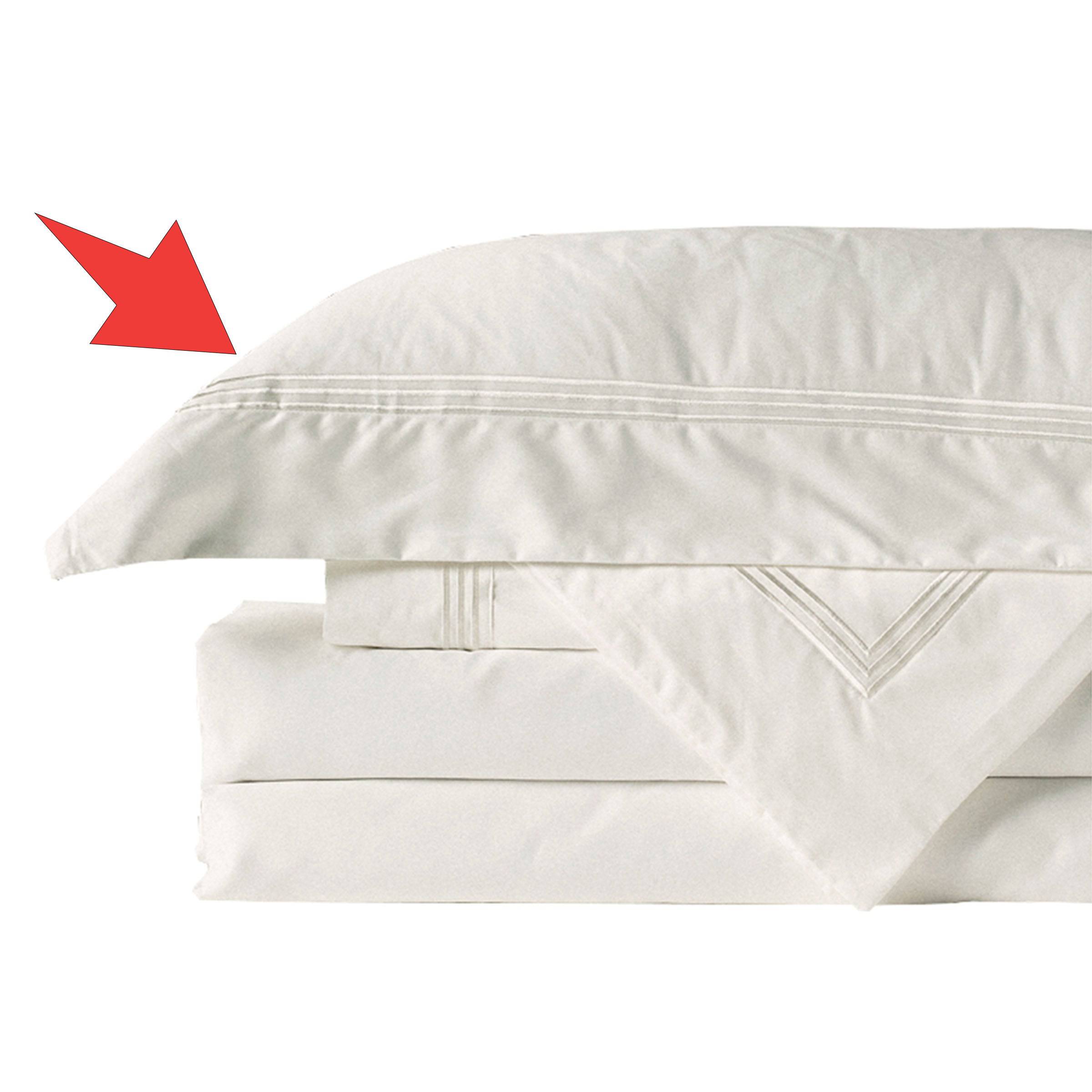 Elizabeth Satin Cotton Pillow Case Eps-001 -  Cushions - ebarza Furniture UAE | Shop Modern Furniture in Abu Dhabi & Dubai - مفروشات ايبازرا في الامارات | تسوق اثاث عصري وديكورات مميزة في دبي وابوظبي