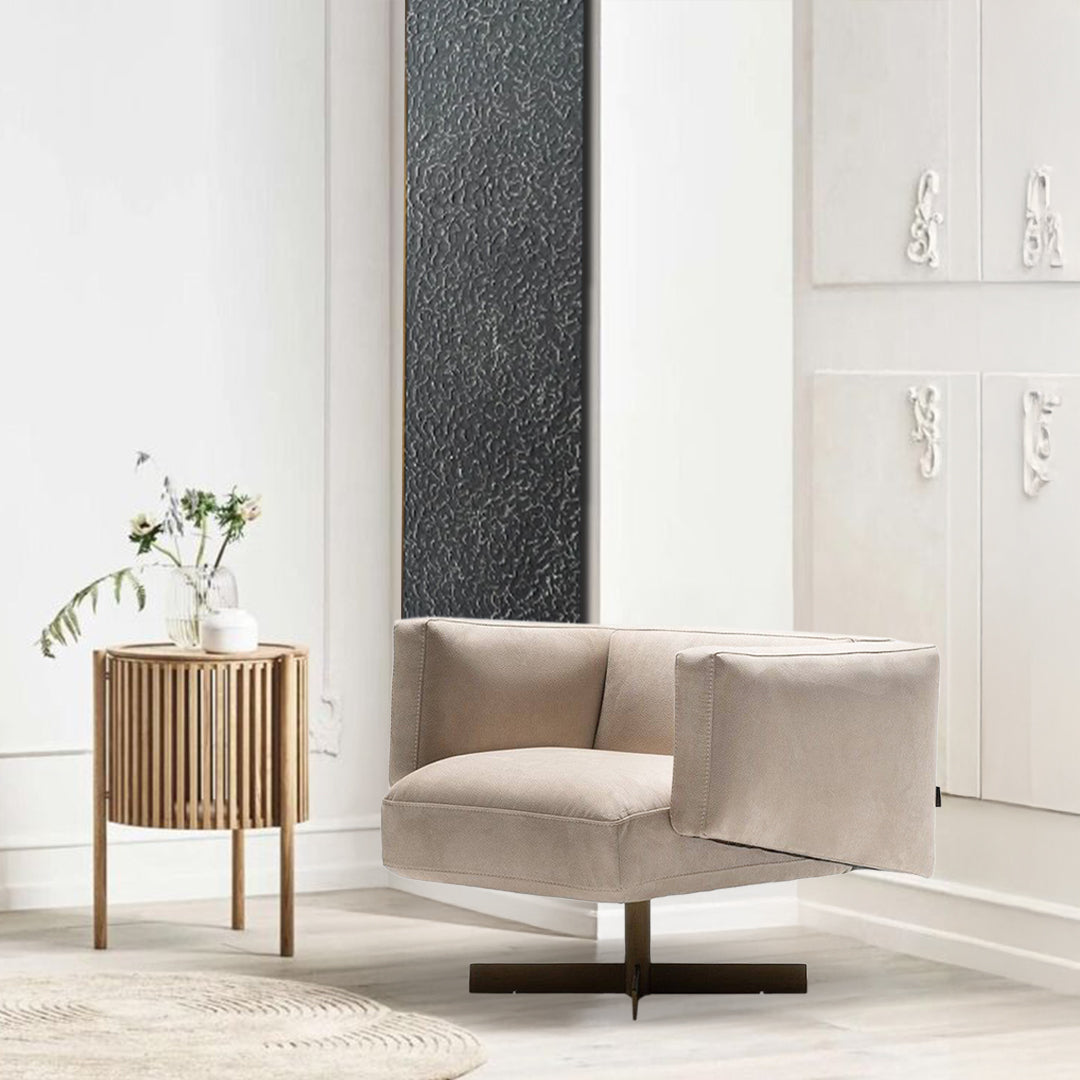 Era Armchair Era-Beige04 - Armchairs - ebarza Furniture UAE | Shop Modern Furniture in Abu Dhabi & Dubai - مفروشات ايبازرا في الامارات | تسوق اثاث عصري وديكورات مميزة في دبي وابوظبي