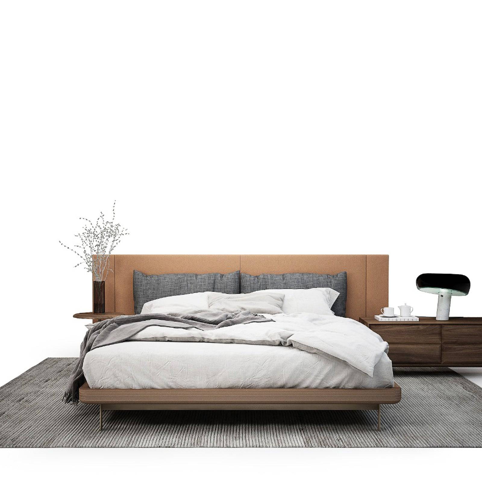Era Queen Size Bedstead Era-Bed 160x200 - Bedsteads - ebarza Furniture UAE | Shop Modern Furniture in Abu Dhabi & Dubai - مفروشات ايبازرا في الامارات | تسوق اثاث عصري وديكورات مميزة في دبي وابوظبي