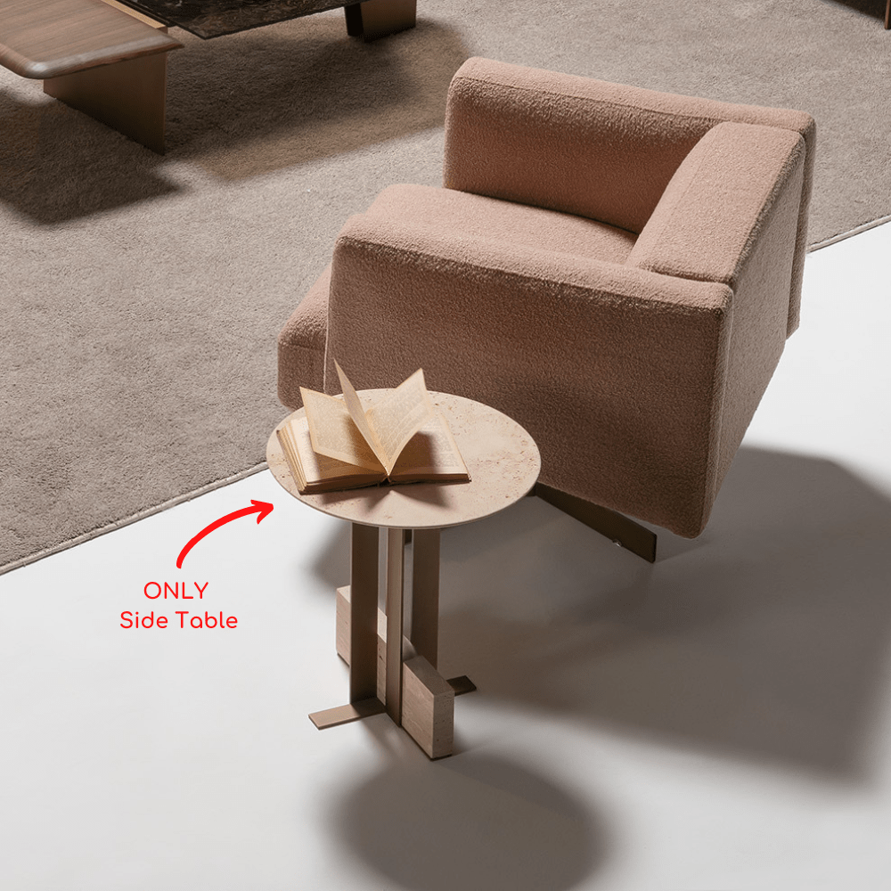 Era Side Table Era-002 - Side Tables - ebarza Furniture UAE | Shop Modern Furniture in Abu Dhabi & Dubai - مفروشات ايبازرا في الامارات | تسوق اثاث عصري وديكورات مميزة في دبي وابوظبي