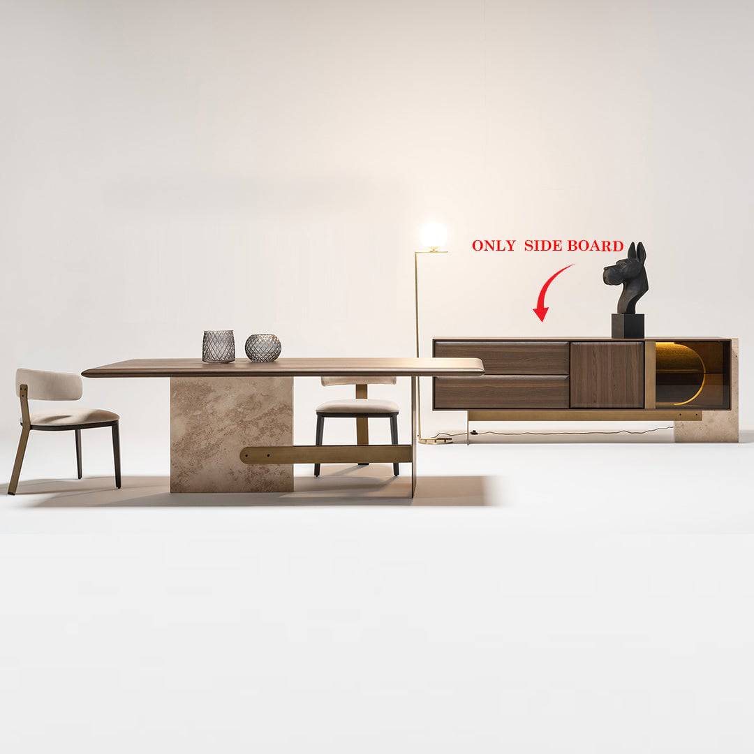 Display Item - Era Sideboard With Marble Era-Console-Nakheel - DISPLAY ITEM - ebarza Furniture UAE | Shop Modern Furniture in Abu Dhabi & Dubai - مفروشات ايبازرا في الامارات | تسوق اثاث عصري وديكورات مميزة في دبي وابوظبي