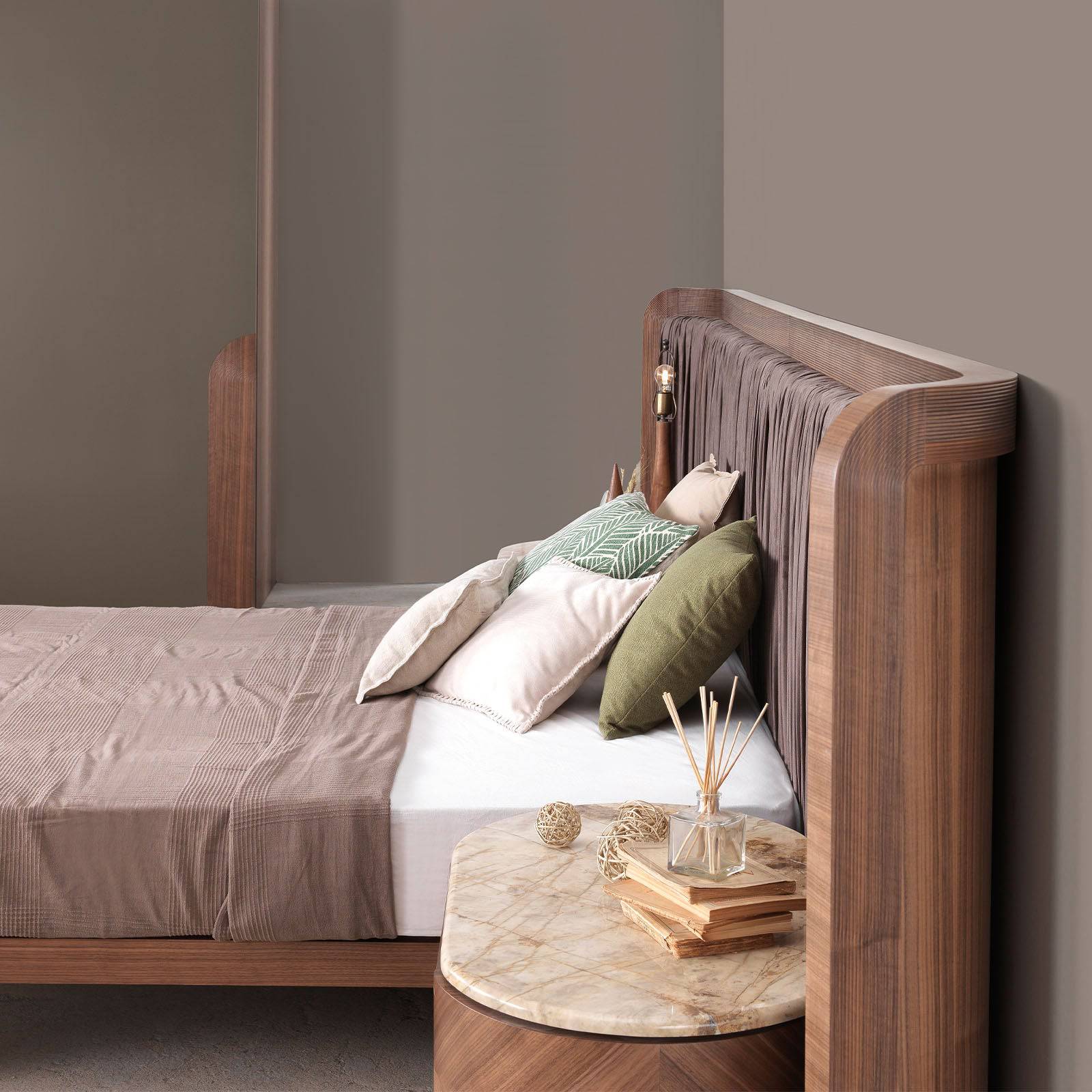 Display Item - Eva King Size Bedstead Eva-Bed Nakheel - DISPLAY ITEM - ebarza Furniture UAE | Shop Modern Furniture in Abu Dhabi & Dubai - مفروشات ايبازرا في الامارات | تسوق اثاث عصري وديكورات مميزة في دبي وابوظبي