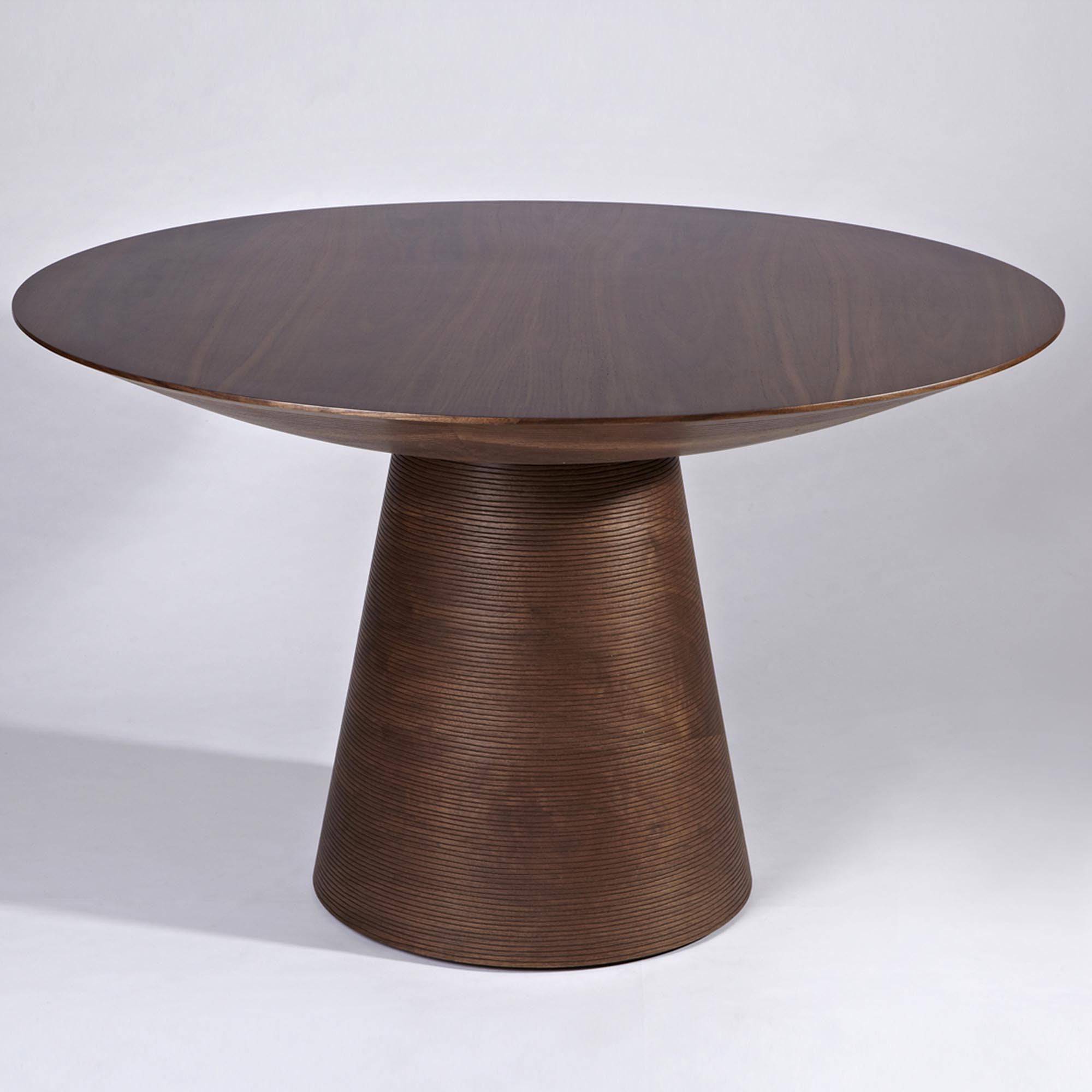 Pre-order 25 Days Delivery Falun Round Table 120 Cm Bp6014 Bsz15125B - Dining Tables - ebarza Furniture UAE | Shop Modern Furniture in Abu Dhabi & Dubai - مفروشات ايبازرا في الامارات | تسوق اثاث عصري وديكورات مميزة في دبي وابوظبي