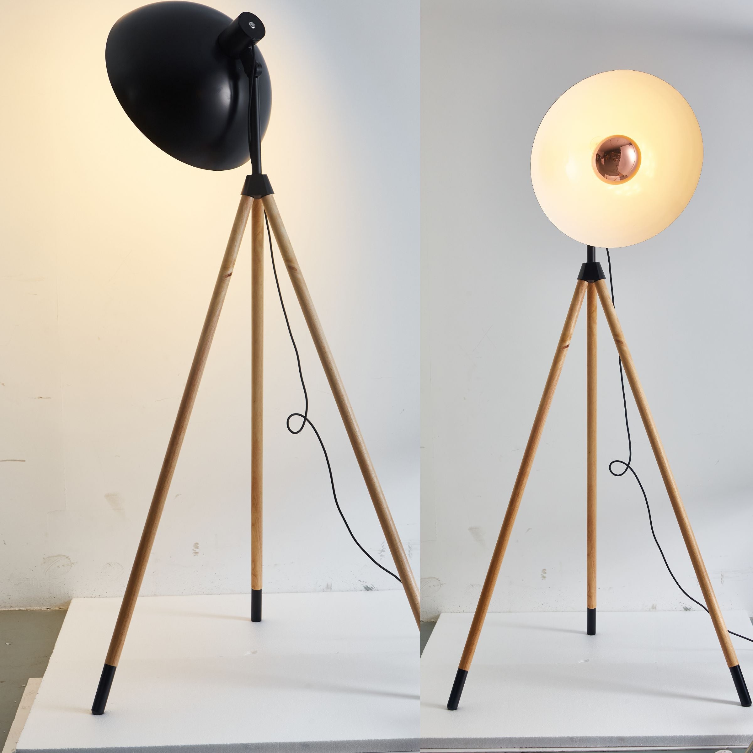 Fame Wooden Floor Lamp CY-LTD-1007 - Floor Lamps - ebarza Furniture UAE | Shop Modern Furniture in Abu Dhabi & Dubai - مفروشات ايبازرا في الامارات | تسوق اثاث عصري وديكورات مميزة في دبي وابوظبي