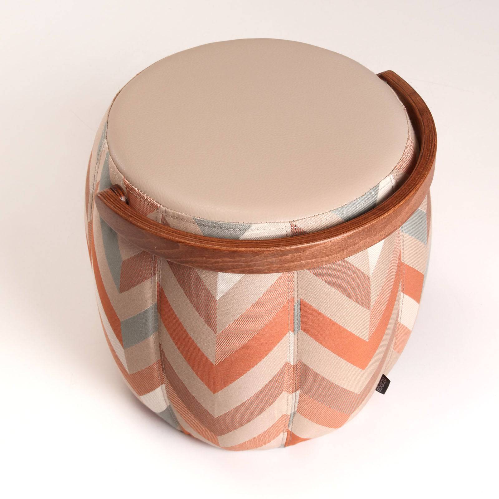 Flora Pouf Bakrac-N-Mluti - Poufs - ebarza Furniture UAE | Shop Modern Furniture in Abu Dhabi & Dubai - مفروشات ايبازرا في الامارات | تسوق اثاث عصري وديكورات مميزة في دبي وابوظبي