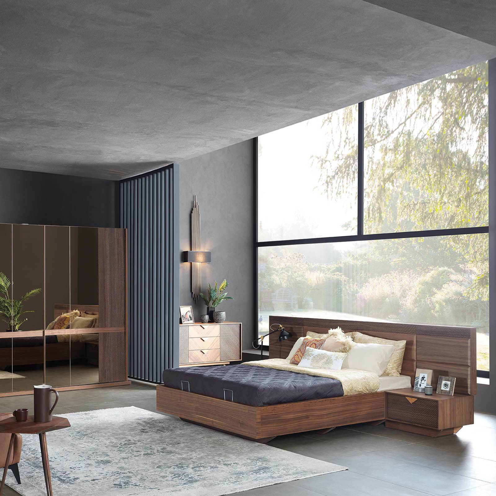 Florya Dresser+Mirror Florya009-Dresser+Mirror - Dressers and Mirrors - ebarza Furniture UAE | Shop Modern Furniture in Abu Dhabi & Dubai - مفروشات ايبازرا في الامارات | تسوق اثاث عصري وديكورات مميزة في دبي وابوظبي