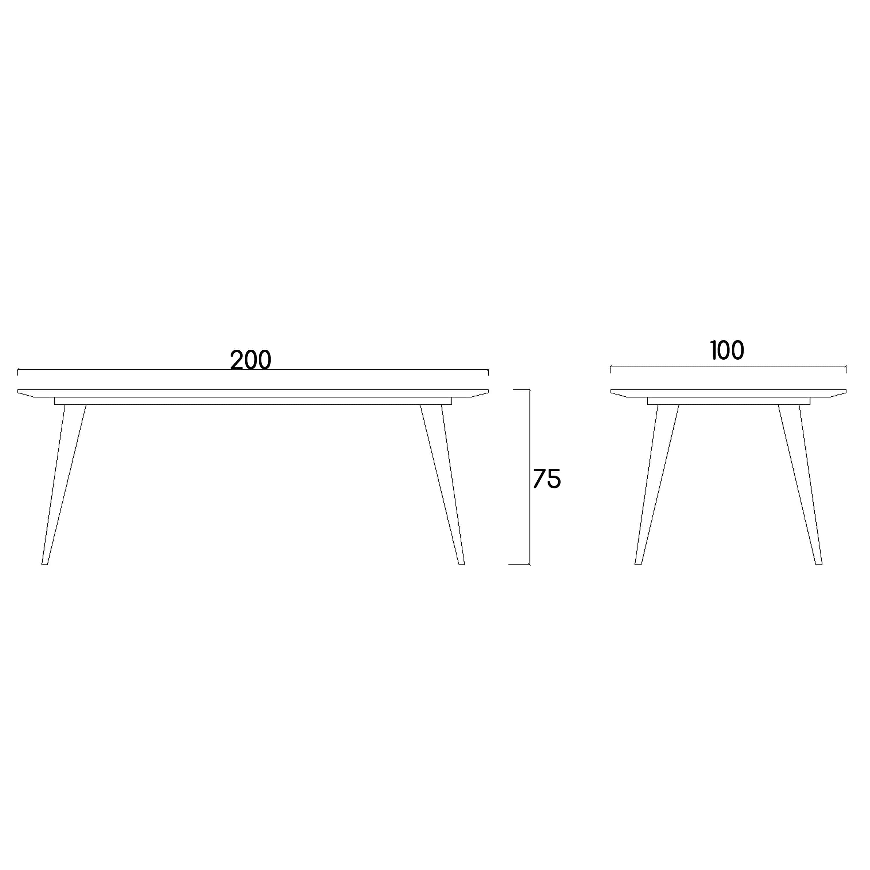 Florya Extendable Dining Table Flodining003 - Dining Tables - ebarza Furniture UAE | Shop Modern Furniture in Abu Dhabi & Dubai - مفروشات ايبازرا في الامارات | تسوق اثاث عصري وديكورات مميزة في دبي وابوظبي