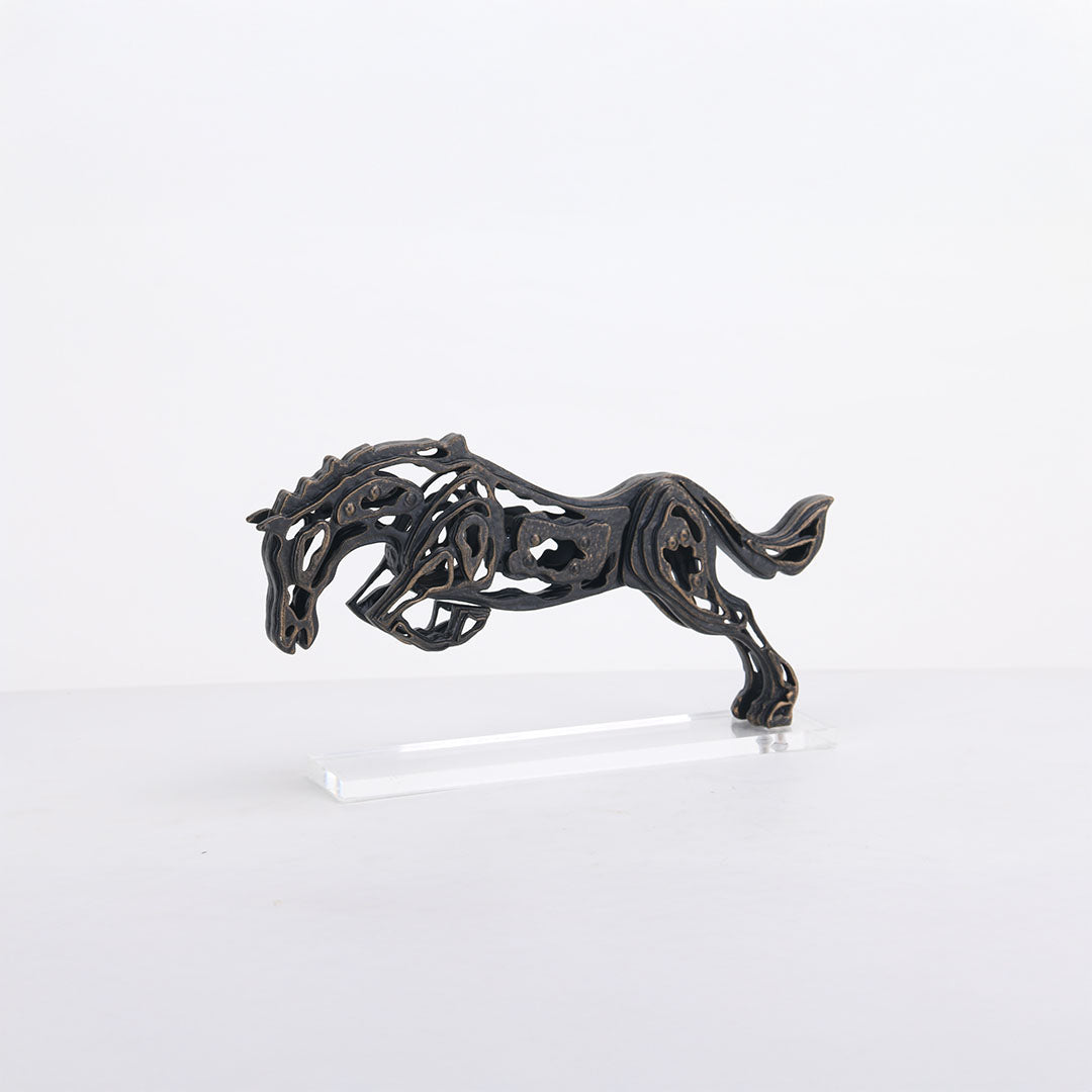 Flying Horse Sculpture - KA3109 - Home Decor Figurines - ebarza Furniture UAE | Shop Modern Furniture in Abu Dhabi & Dubai - مفروشات ايبازرا في الامارات | تسوق اثاث عصري وديكورات مميزة في دبي وابوظبي