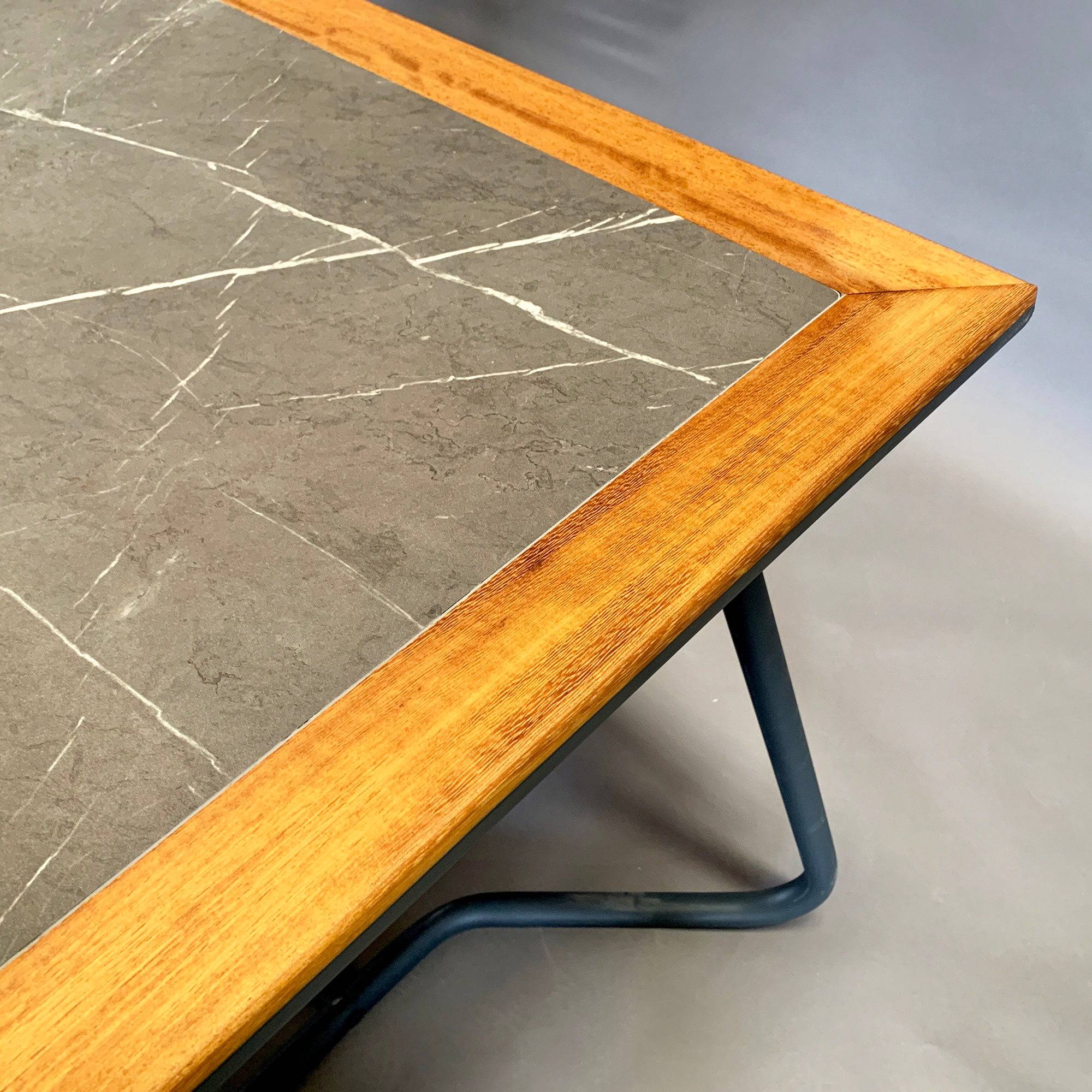 Forsa Solid Teak Wood And Aluminum Outdoor Table (Mythra Table) - Outdoor Tables - ebarza Furniture UAE | Shop Modern Furniture in Abu Dhabi & Dubai - مفروشات ايبازرا في الامارات | تسوق اثاث عصري وديكورات مميزة في دبي وابوظبي