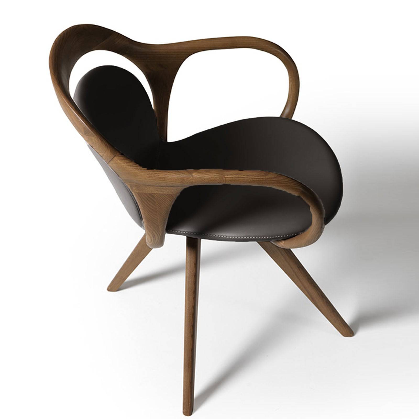 Galaxy Swivel Solid Wood Chair Gal-B - Chairs - ebarza Furniture UAE | Shop Modern Furniture in Abu Dhabi & Dubai - مفروشات ايبازرا في الامارات | تسوق اثاث عصري وديكورات مميزة في دبي وابوظبي