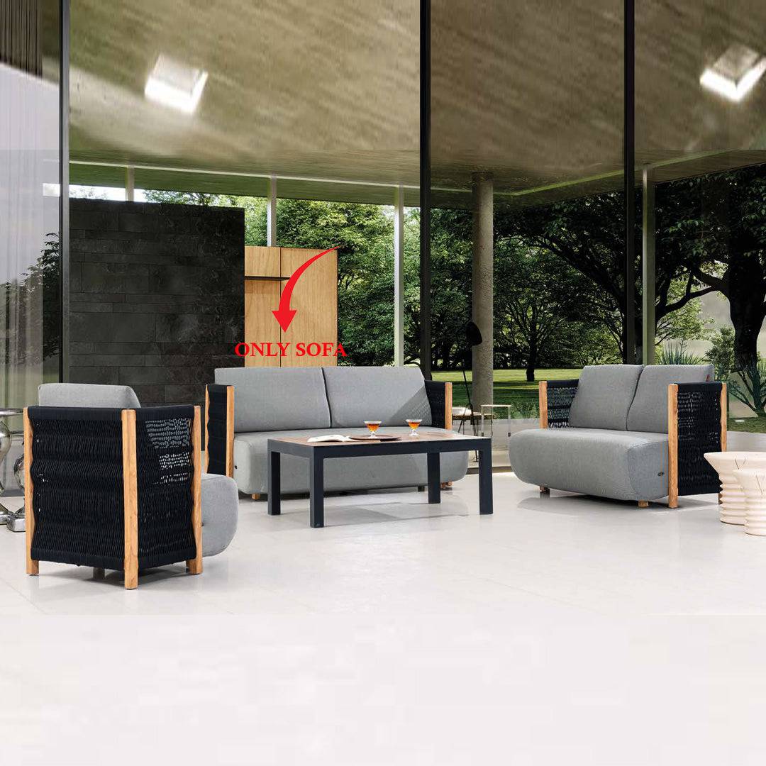 Gana 2 Seater Outdoor/ Indoor Sofa Gana-Sanc001 -  Outdoor Sofas - ebarza Furniture UAE | Shop Modern Furniture in Abu Dhabi & Dubai - مفروشات ايبازرا في الامارات | تسوق اثاث عصري وديكورات مميزة في دبي وابوظبي