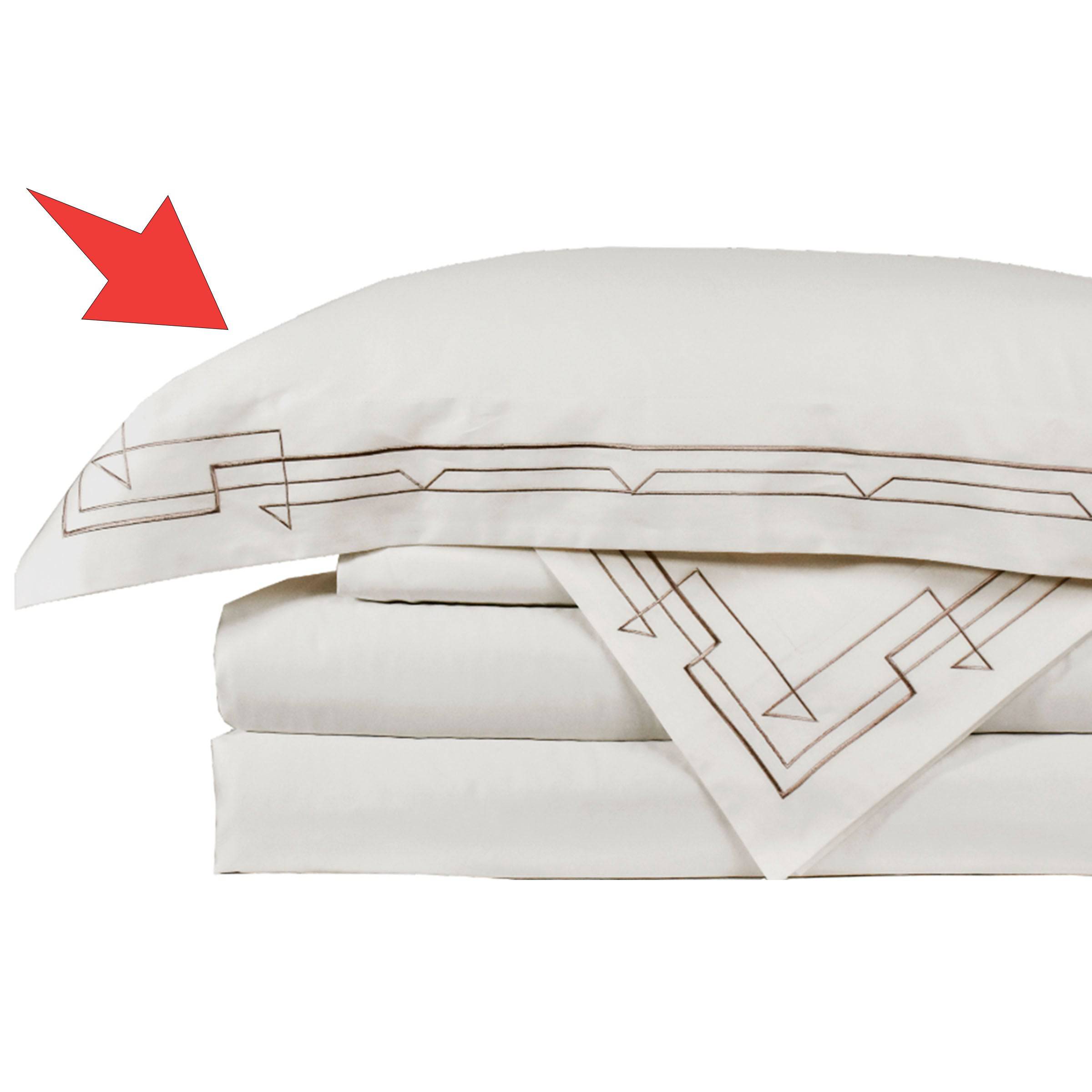Gatsby Satin Cotton Pillow Case Eps-002 - Cushions - ebarza Furniture UAE | Shop Modern Furniture in Abu Dhabi & Dubai - مفروشات ايبازرا في الامارات | تسوق اثاث عصري وديكورات مميزة في دبي وابوظبي
