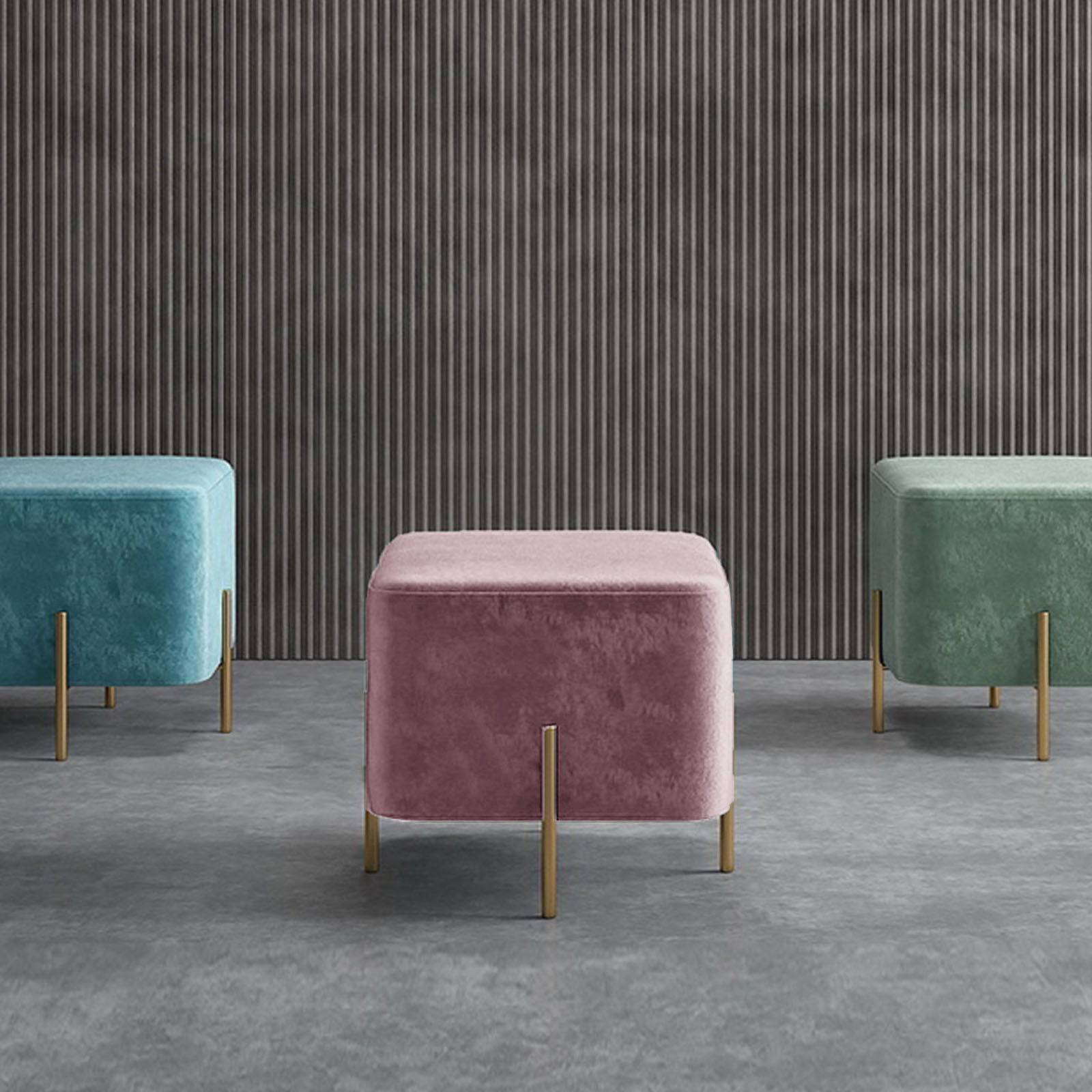 Gela Stool Tg-229-P -  Poufs - ebarza Furniture UAE | Shop Modern Furniture in Abu Dhabi & Dubai - مفروشات ايبازرا في الامارات | تسوق اثاث عصري وديكورات مميزة في دبي وابوظبي